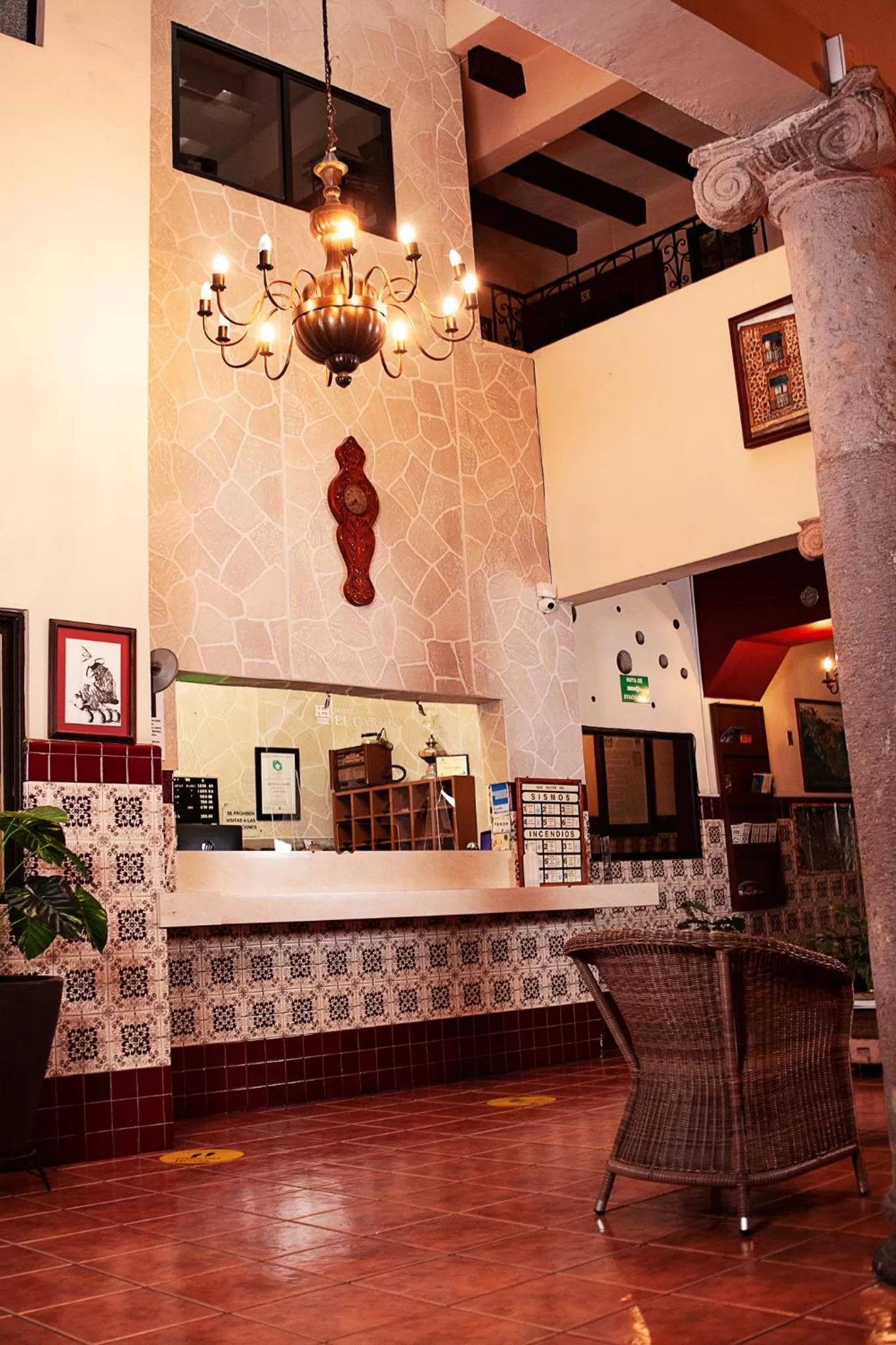 Property building in Hotel el Carmen, Morelia