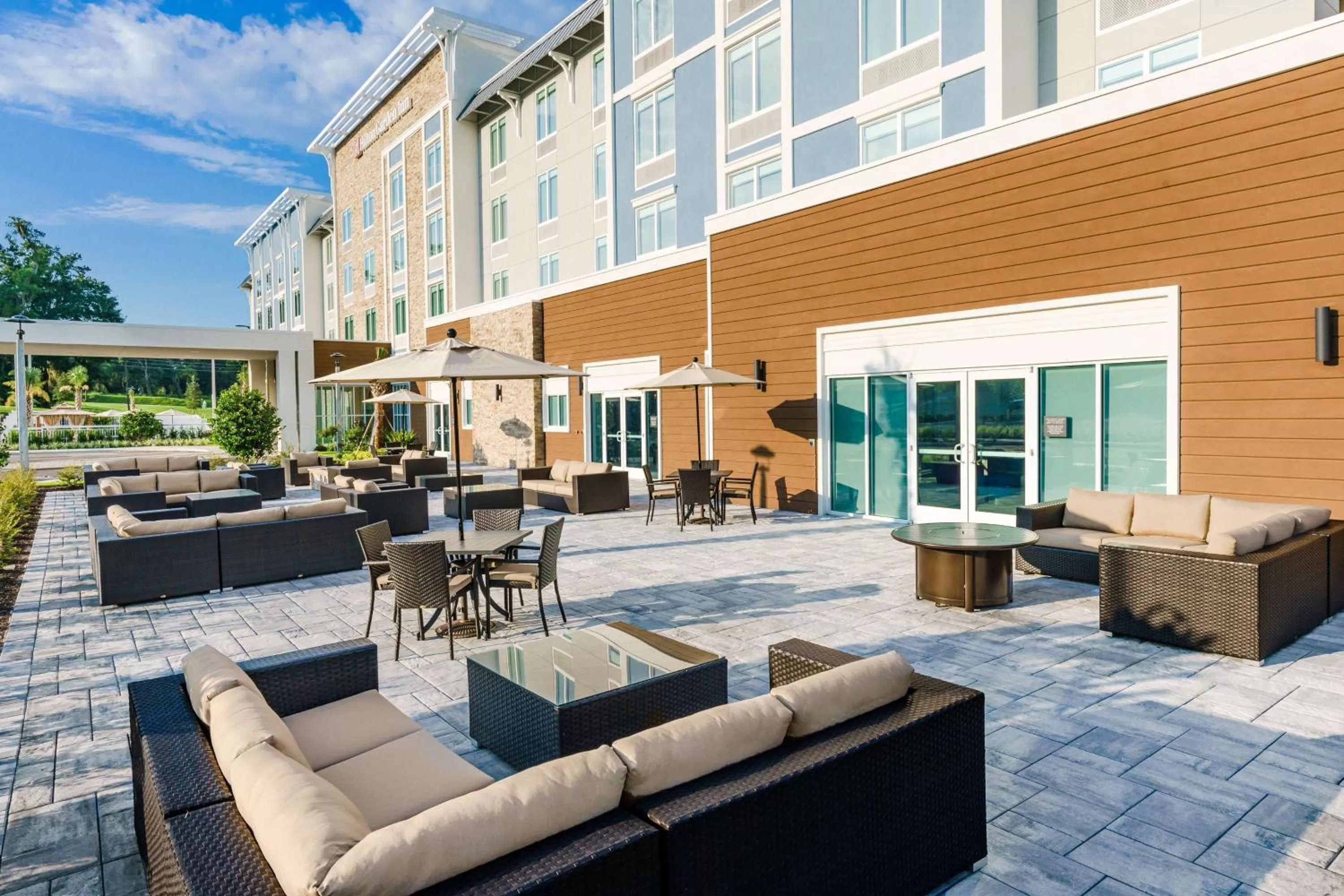 Patio in Hilton Garden Inn Apopka City Center, Fl