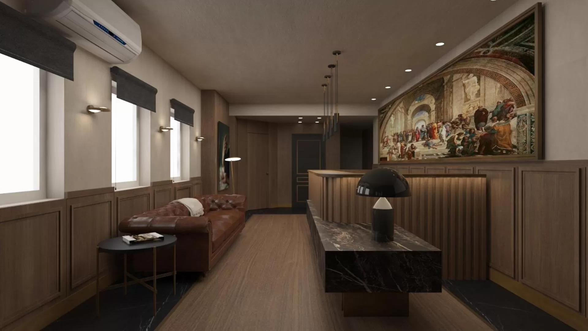 Lobby or reception in Anixi Hotel by AP