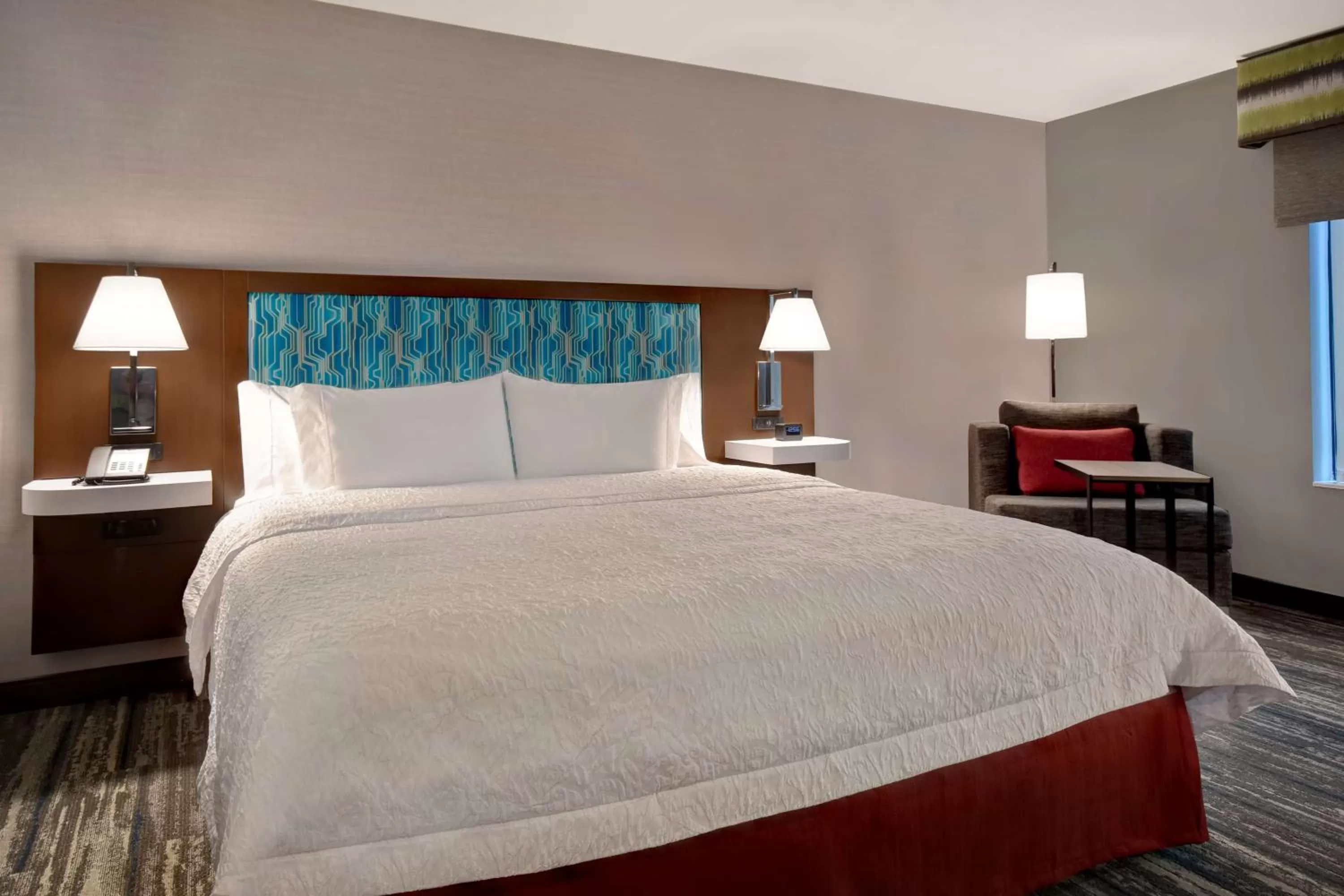 Bed in Hampton Inn Pleasant View