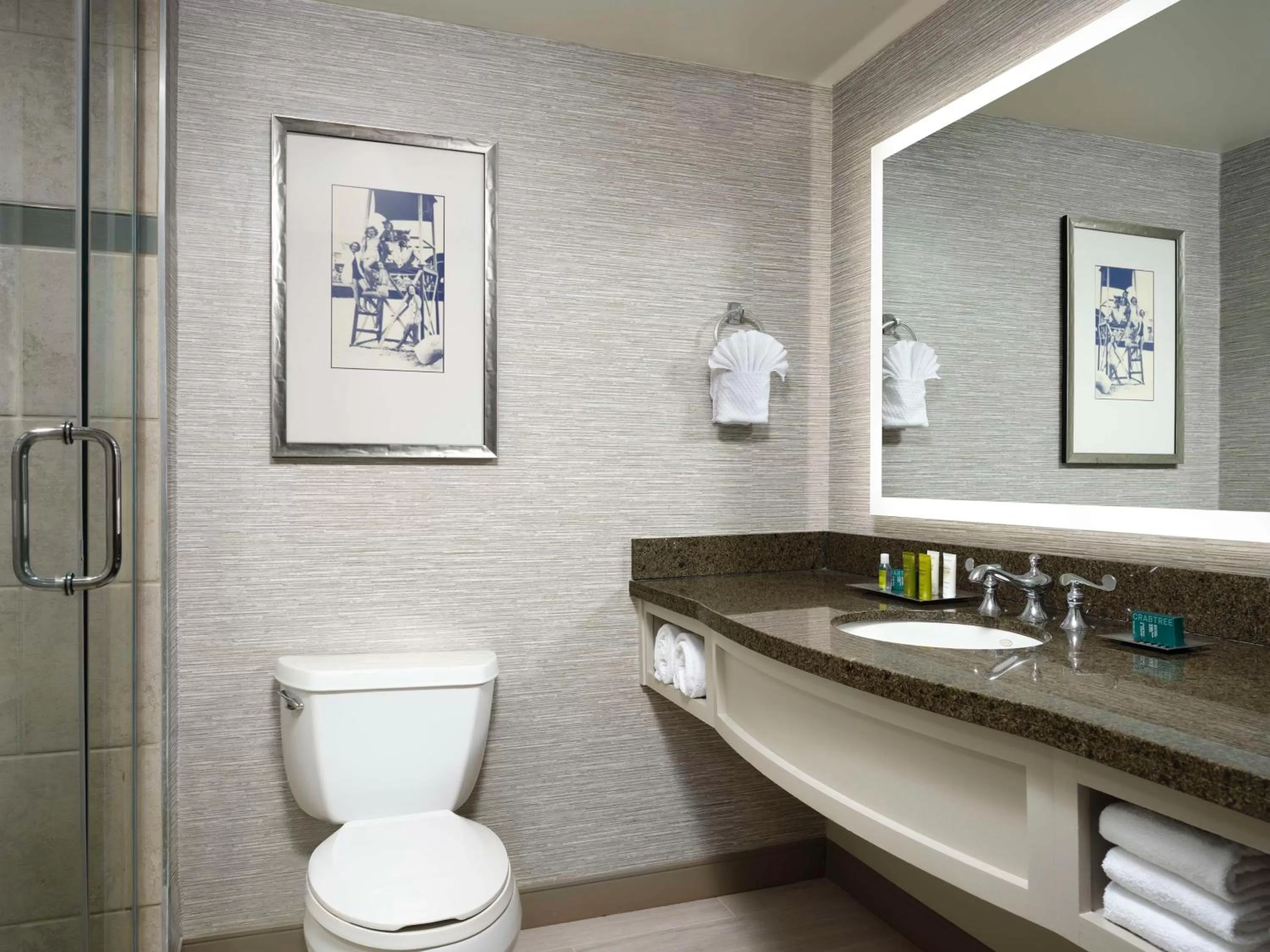 Bathroom in Hilton Virginia Beach Oceanfront