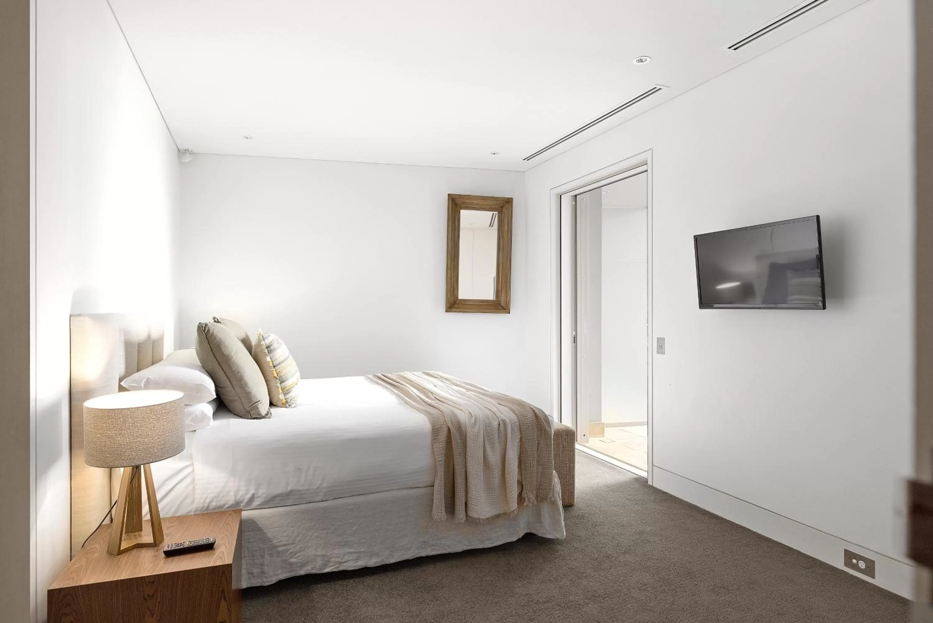 Bed in Amarna Luxury Beach Resort