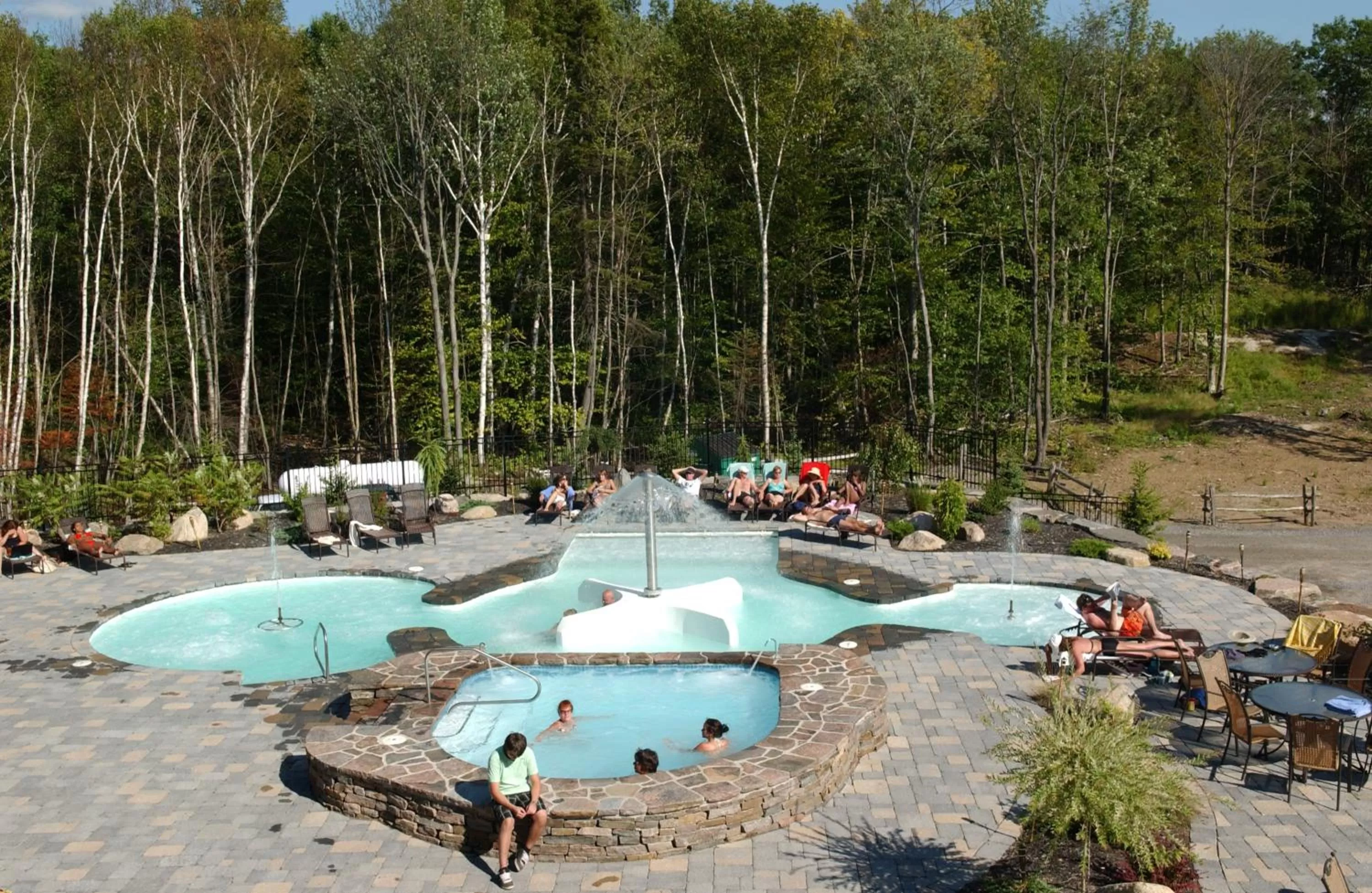 Swimming pool in Cap Tremblant Mountain Resort