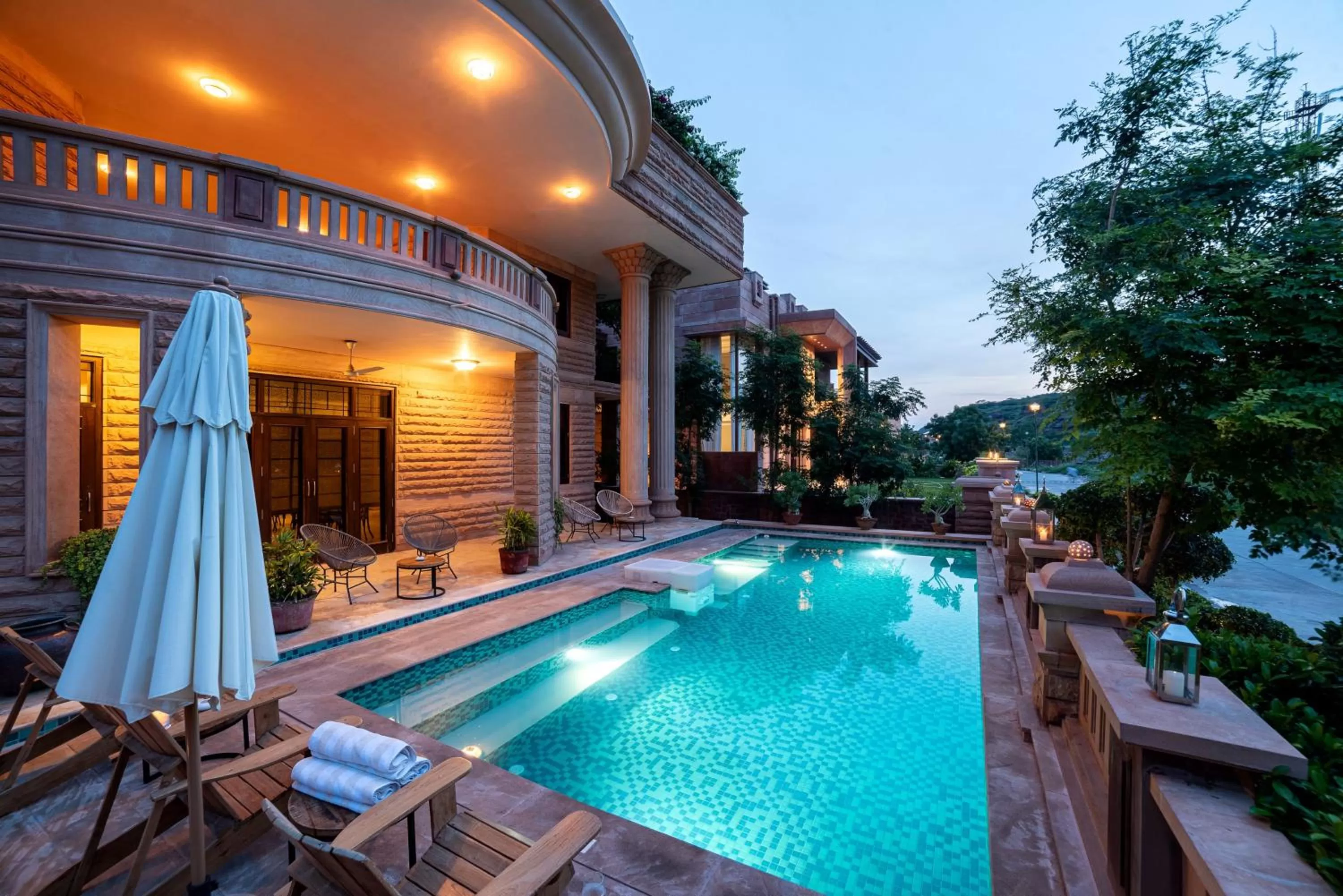 Swimming pool in The Almond Tree