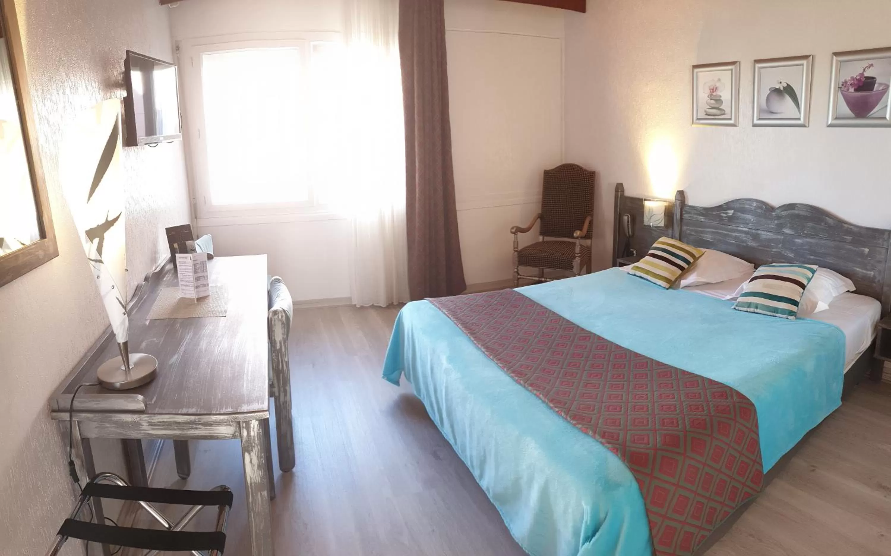 Garden view in Les Jardins du Forez