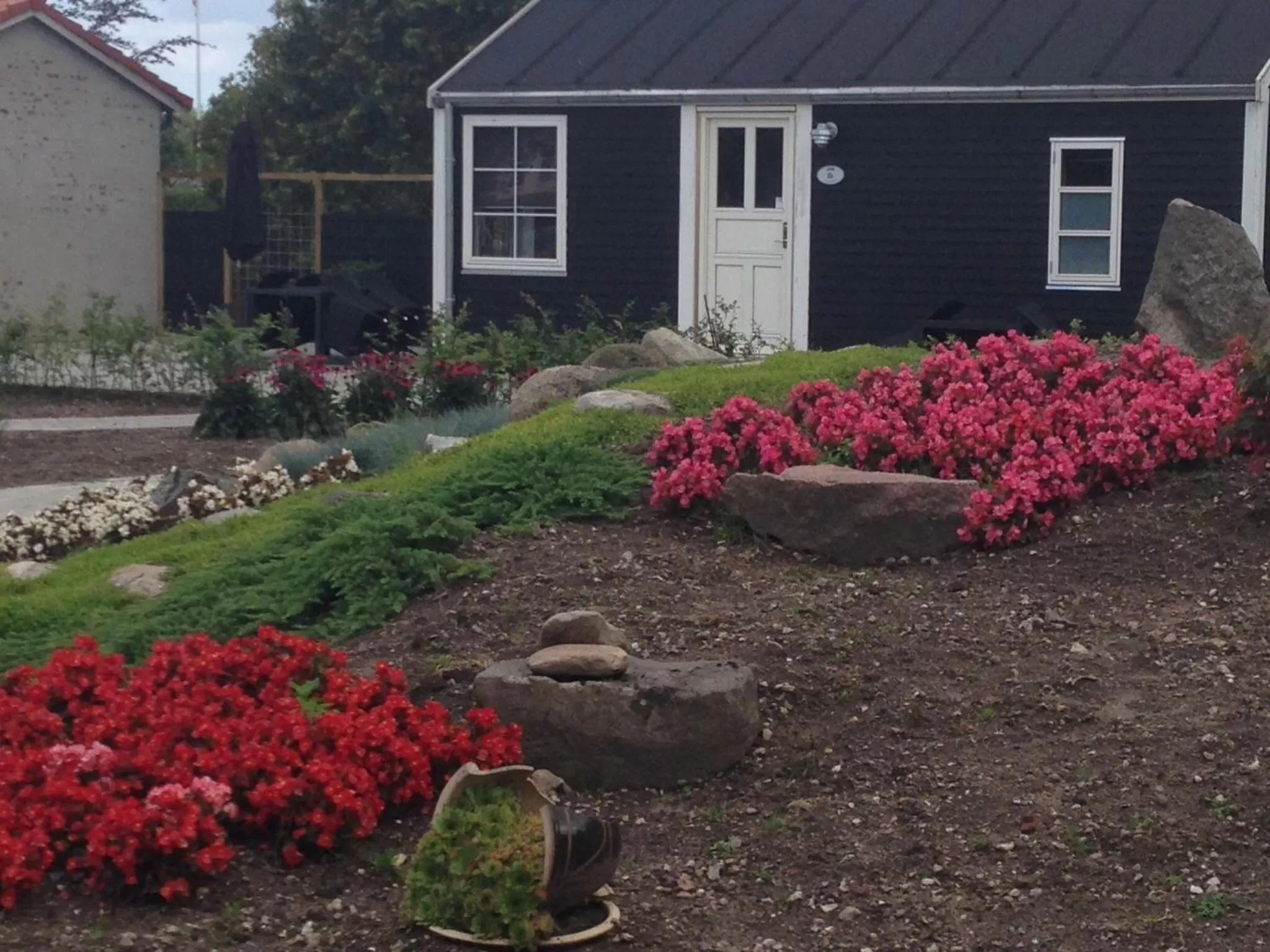 Garden in Birkende Bed and Breakfast