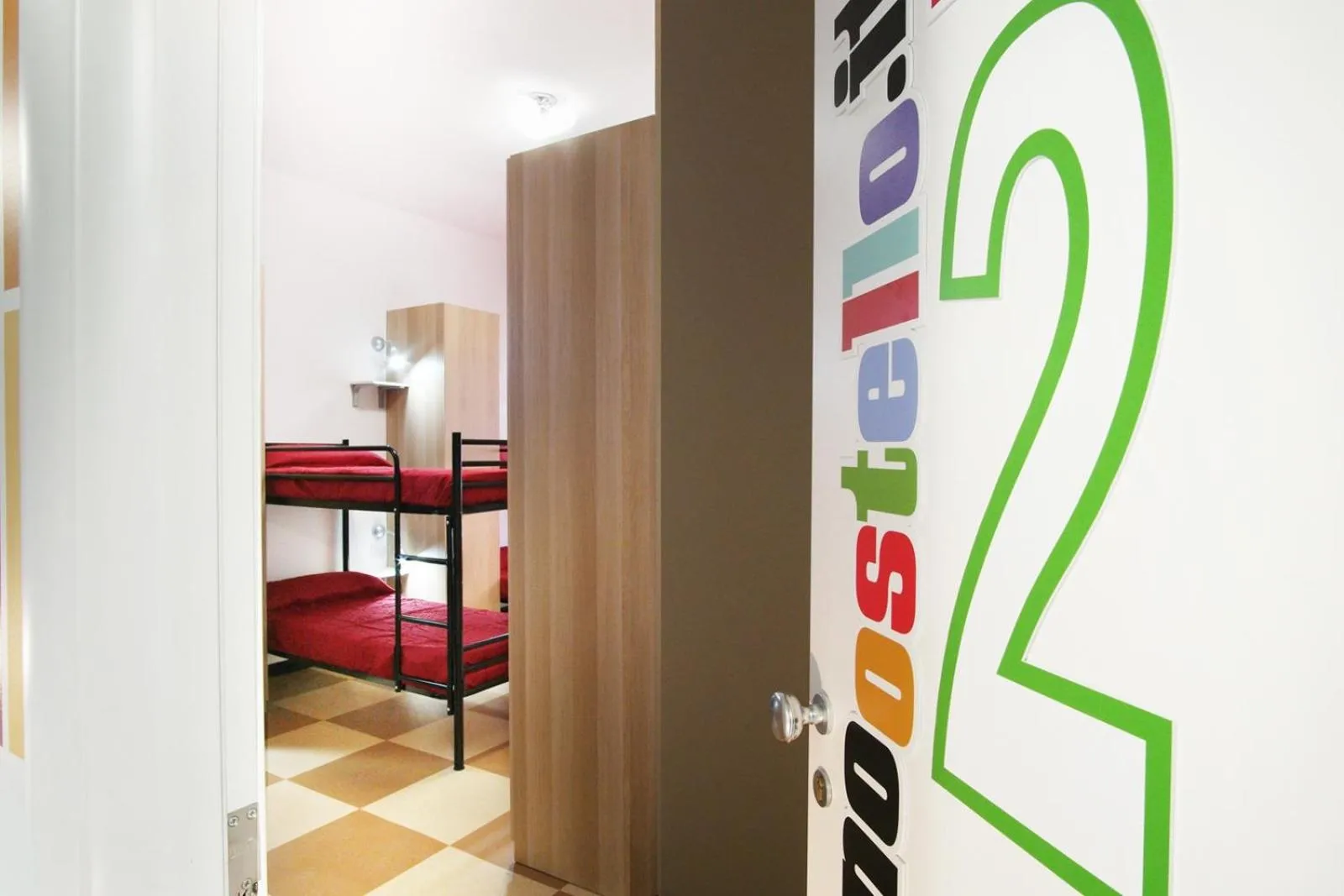 Photo of the whole room in Milano Ostello