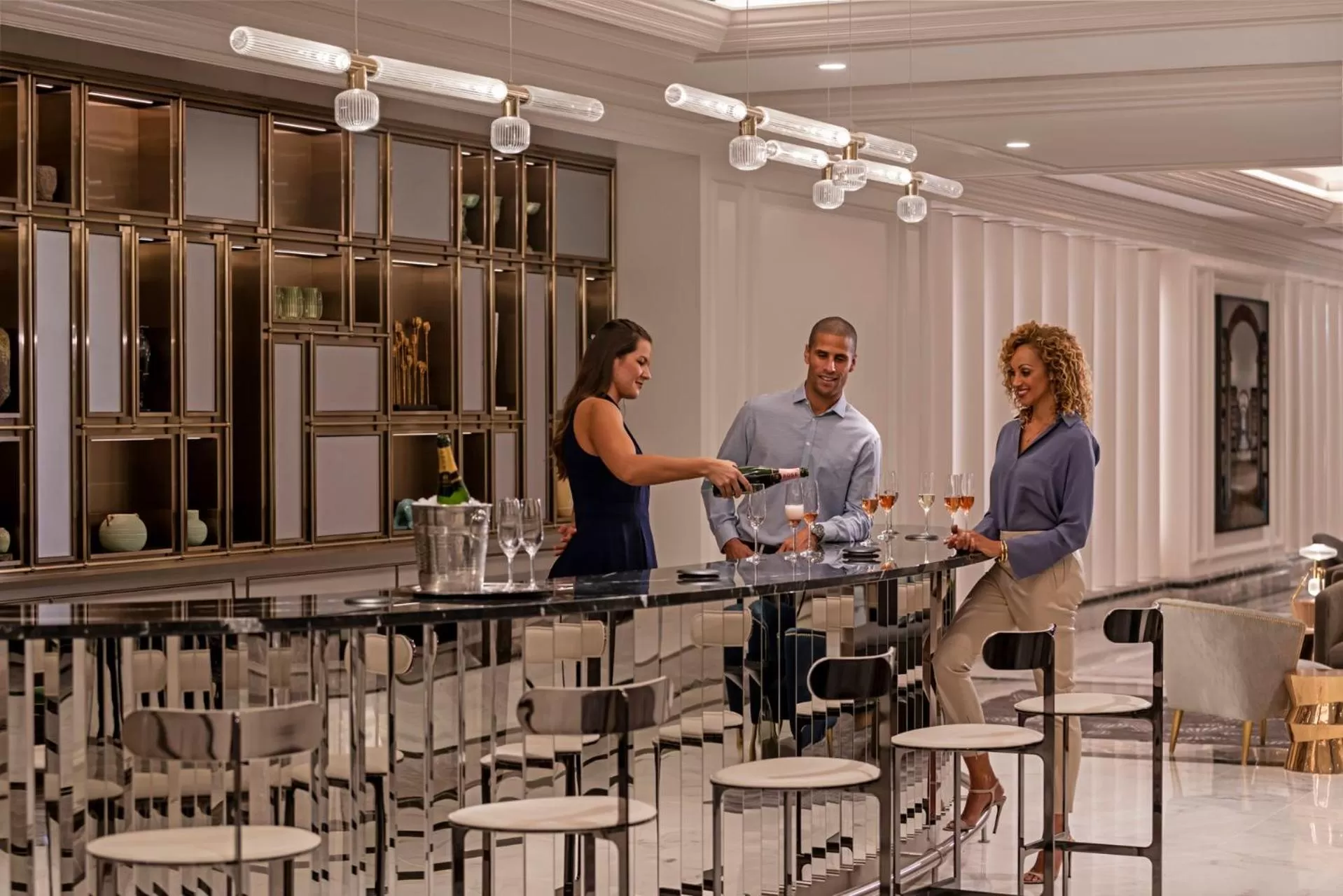 Lobby or reception in Four Seasons Chicago
