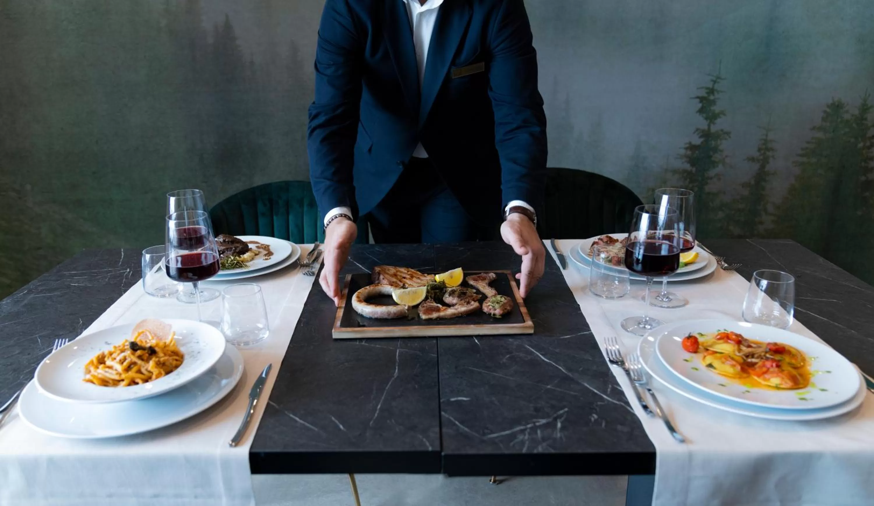 Food close-up in Donna Vì Hotel