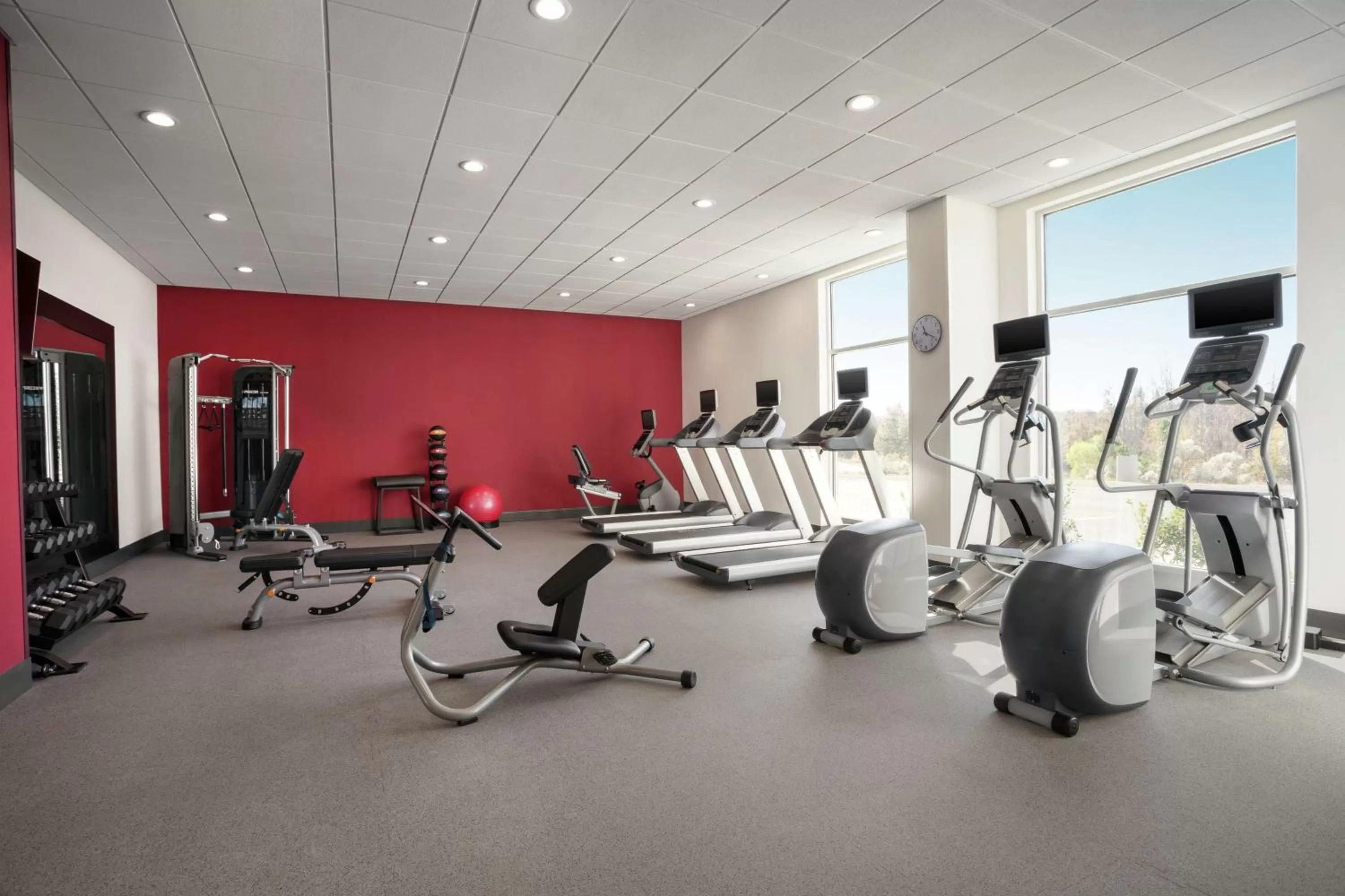 Fitness centre/facilities in Homewood Suites By Hilton Florence