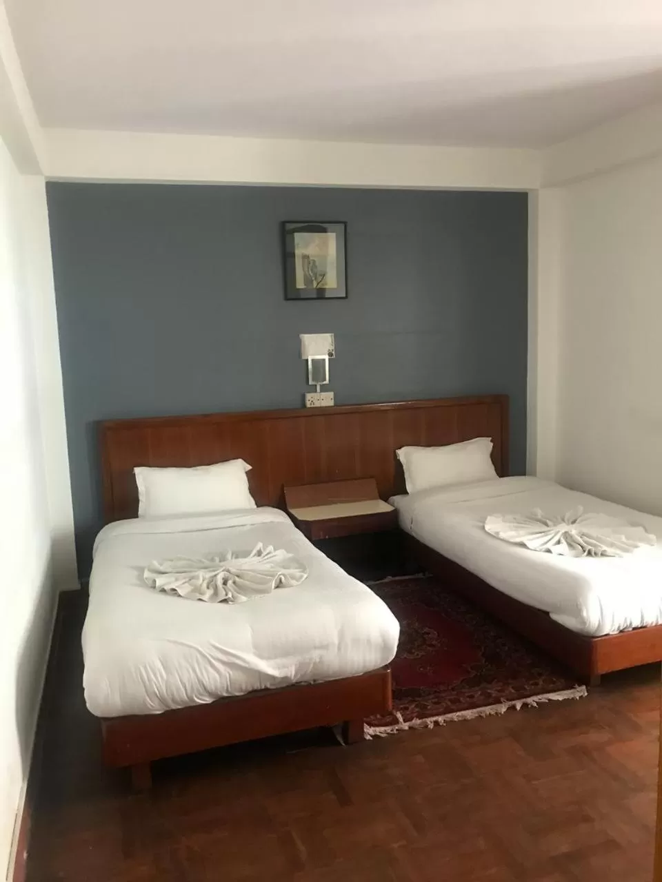 Bed in Hotel Earth House