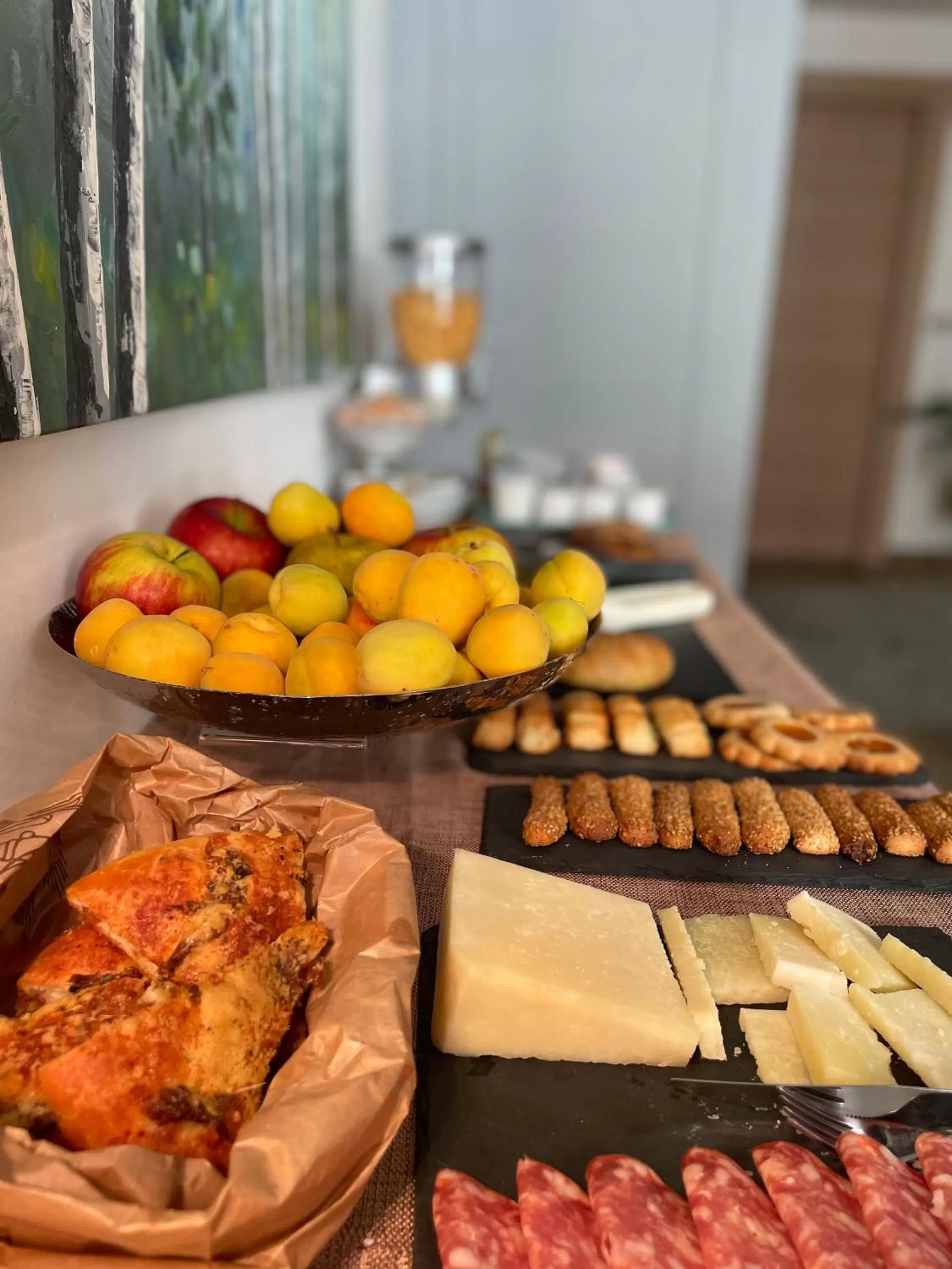 Food and drinks in B&B Il Gigante