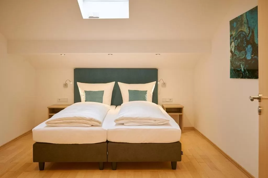 Bedroom, Bed in Hotel Seeblick & Ferienwohnung