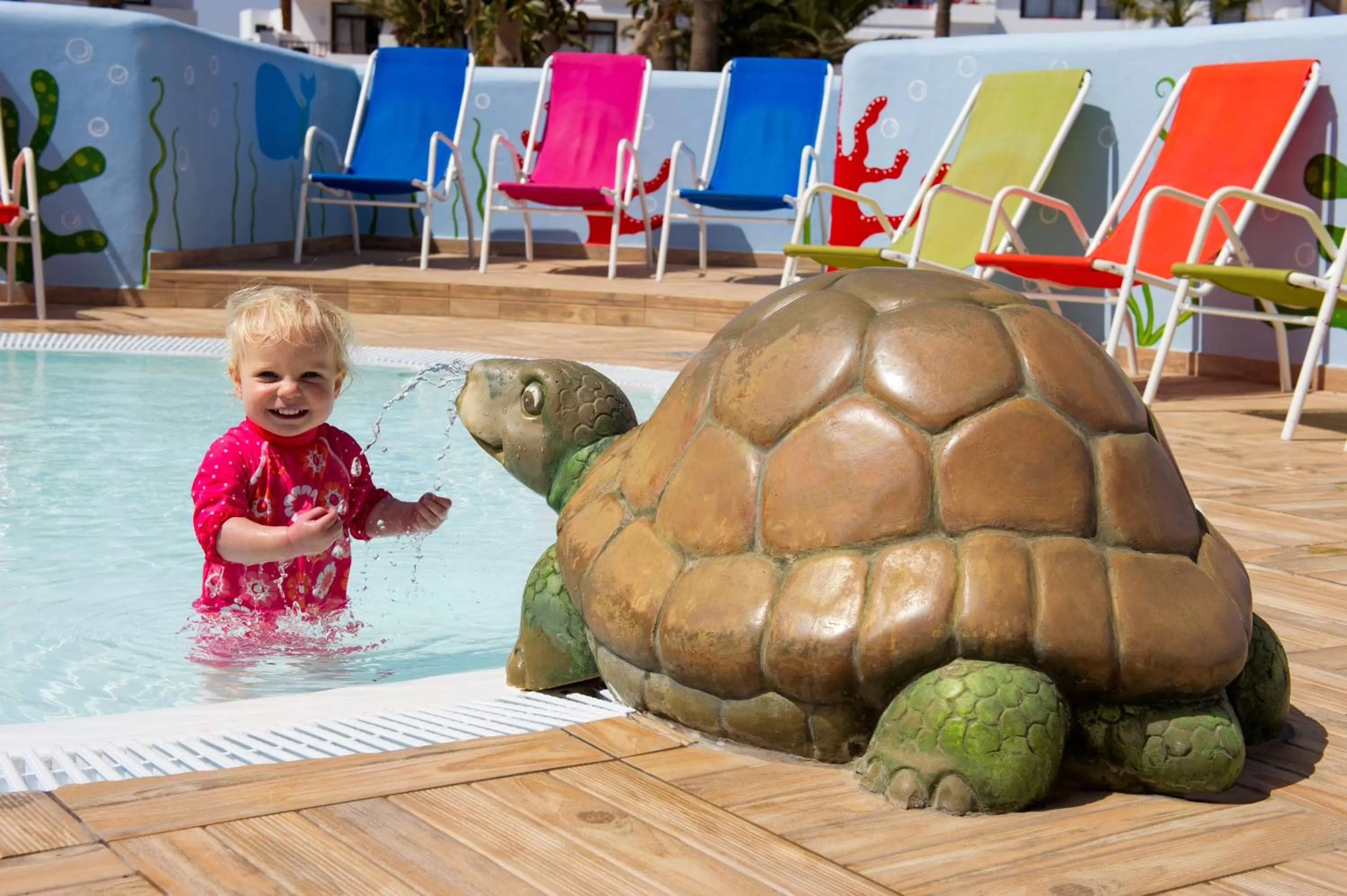 Swimming pool in H10 Suites Lanzarote Gardens