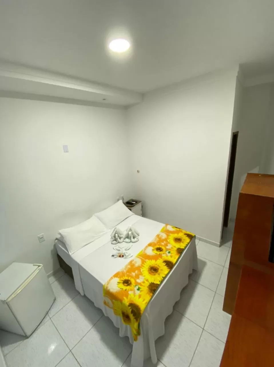 Bed in Pousada Verdes Mares