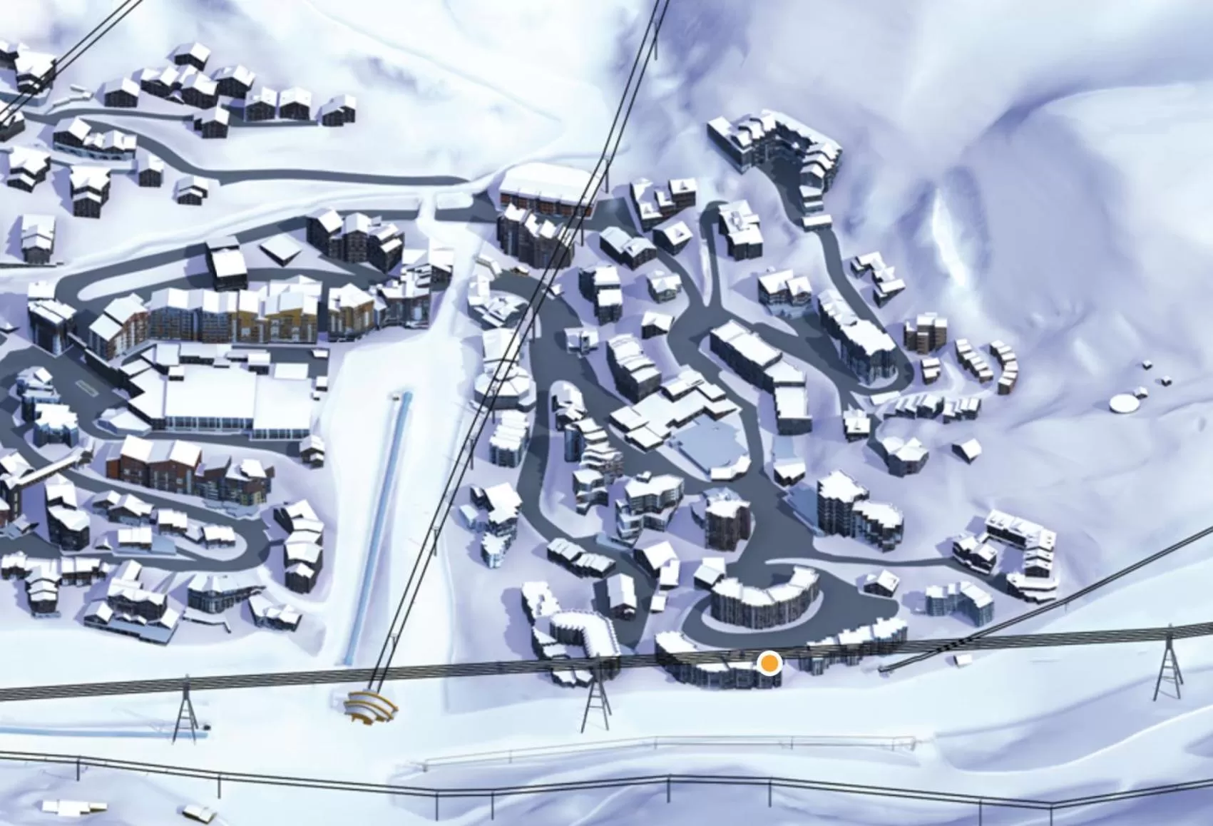 Bird's eye view in Alberta Hotel & Spa