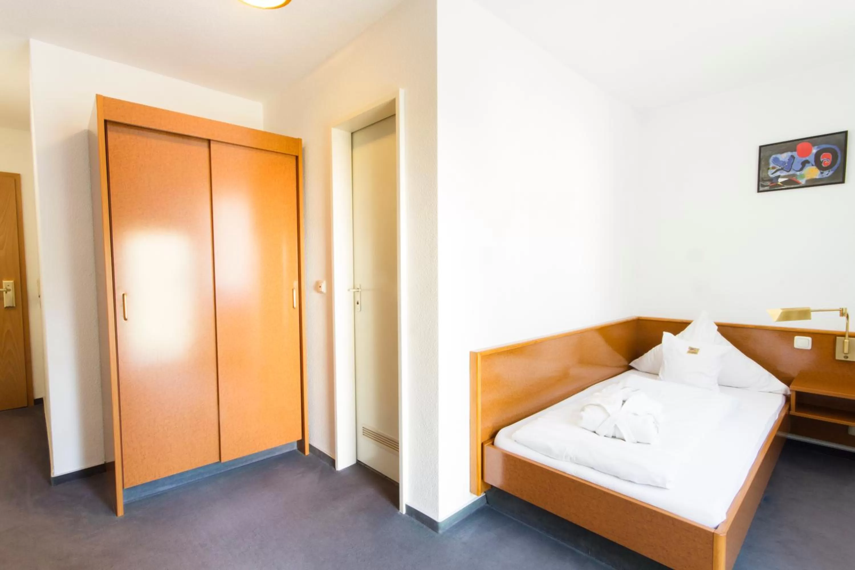 Bed in Hotel Roemerstein