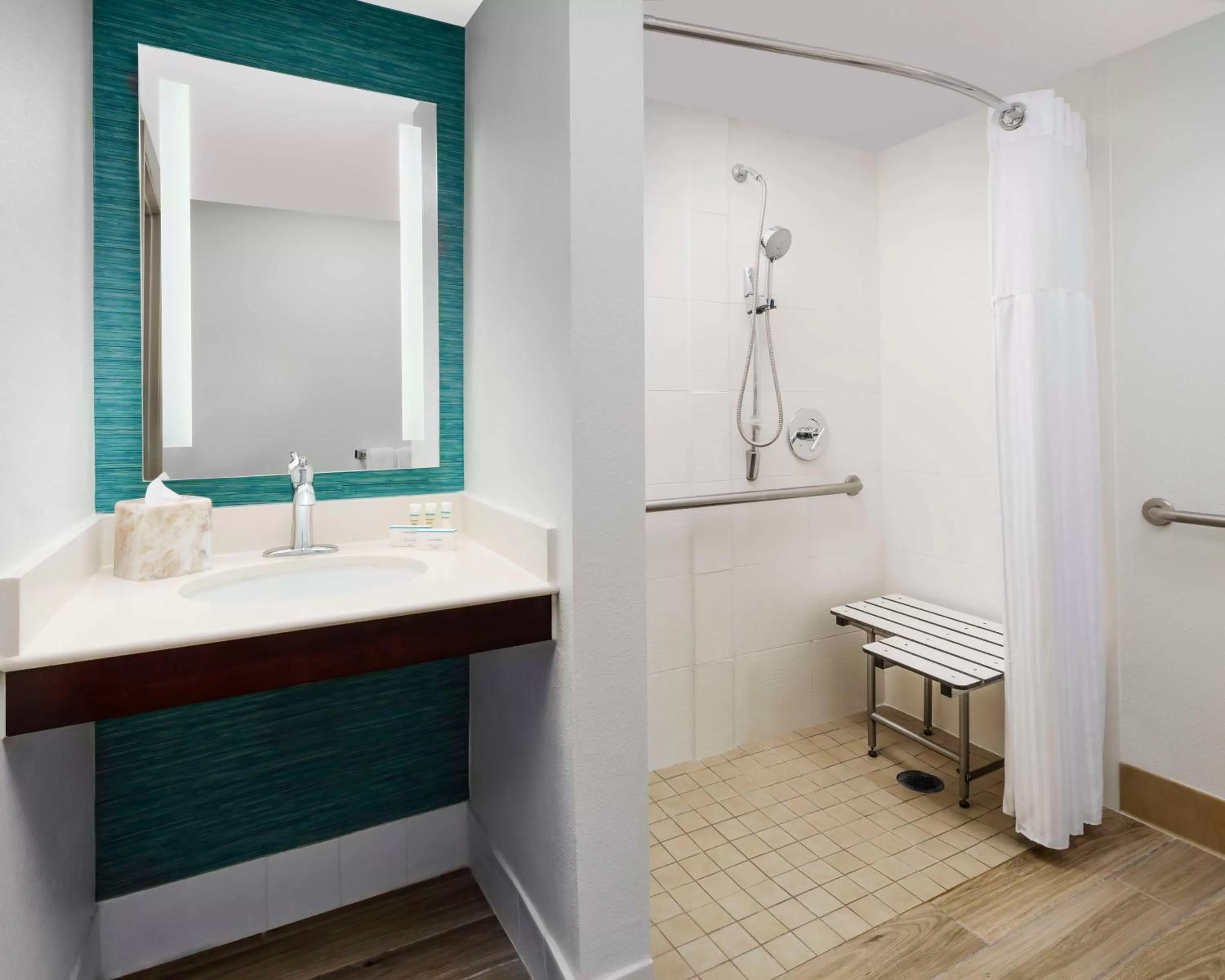 Bathroom in Hilton Garden Inn Orlando at SeaWorld