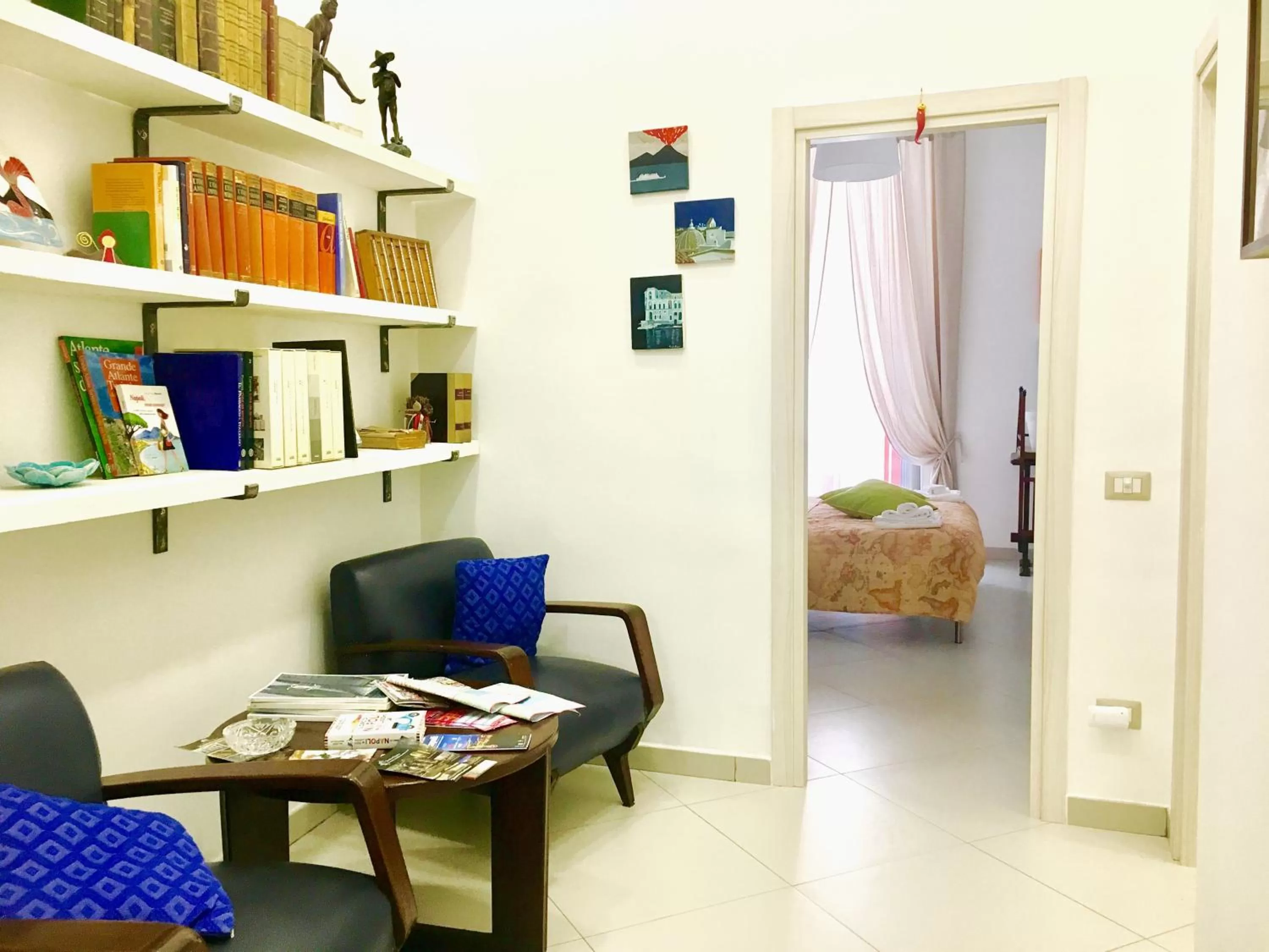 Library in B&B Arte e Musei