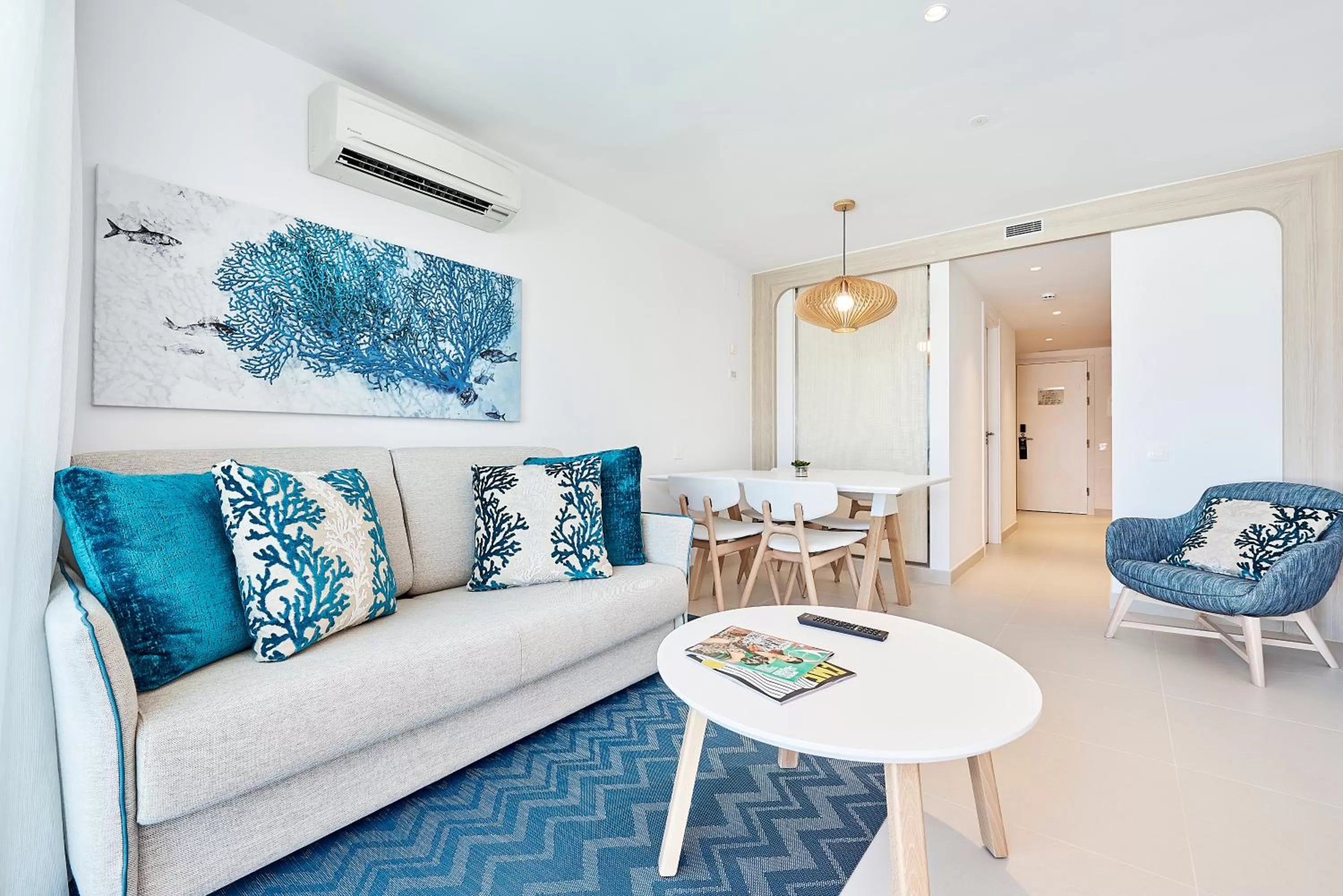 Living room in Eurostars Ibiza