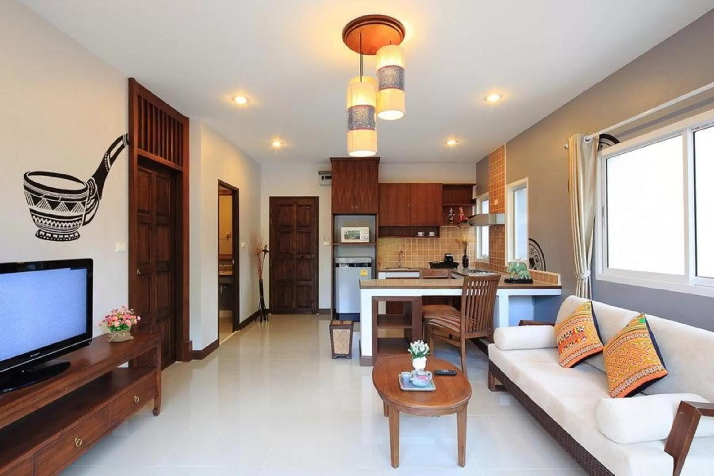 Kitchen or kitchenette in The Opium Chiang Mai