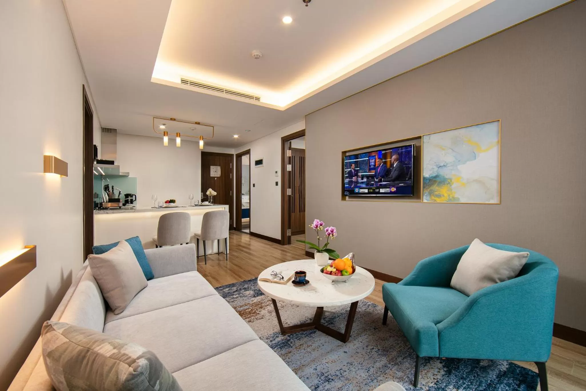 Living room in Eastin Hotel & Residences Hanoi