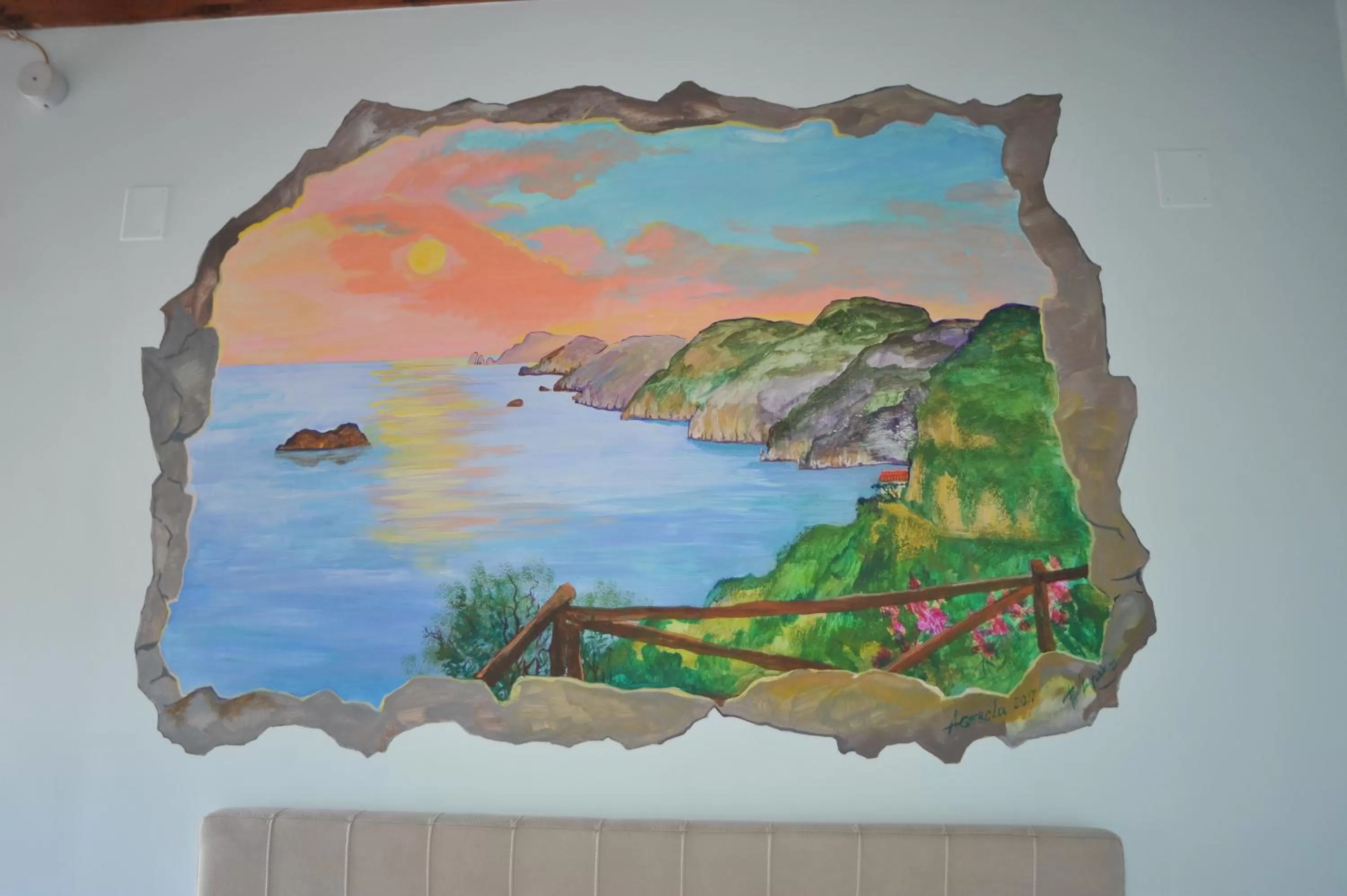 Decorative detail in B&B Kebontà