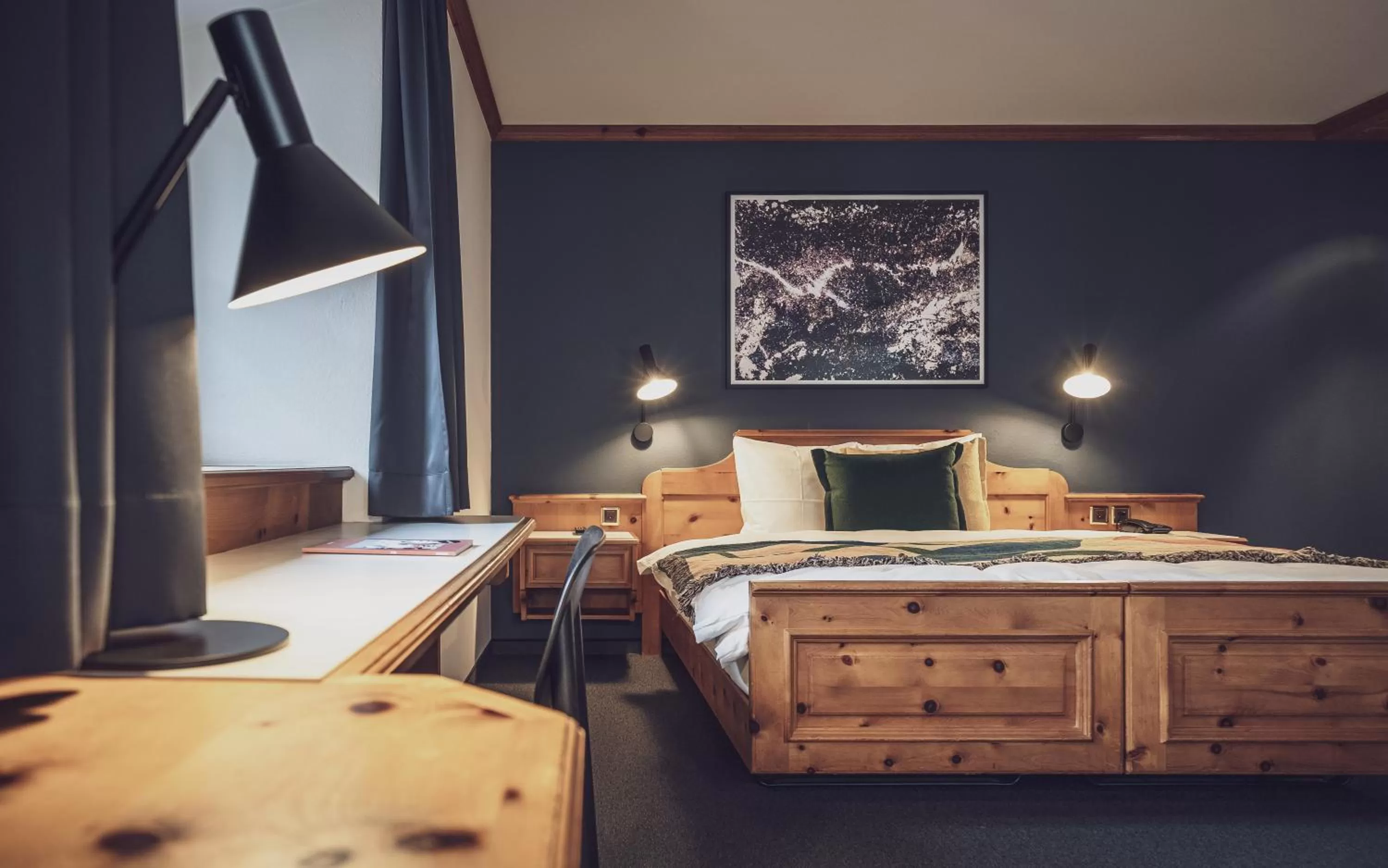 Photo of the whole room, Bed in Hotel Davoserhof by Mountain Hotels