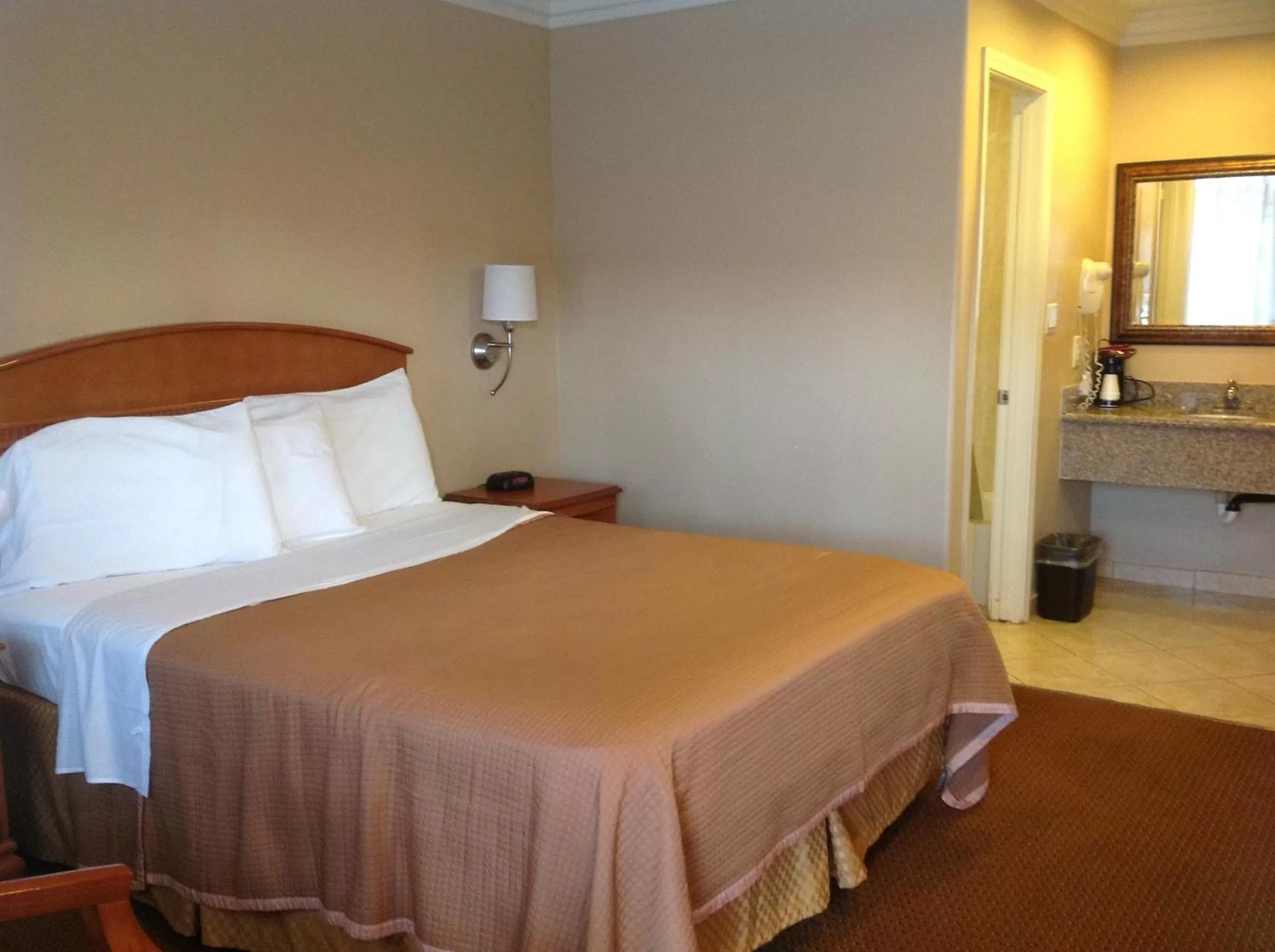 Bed in Hyland Motel Van Nuys