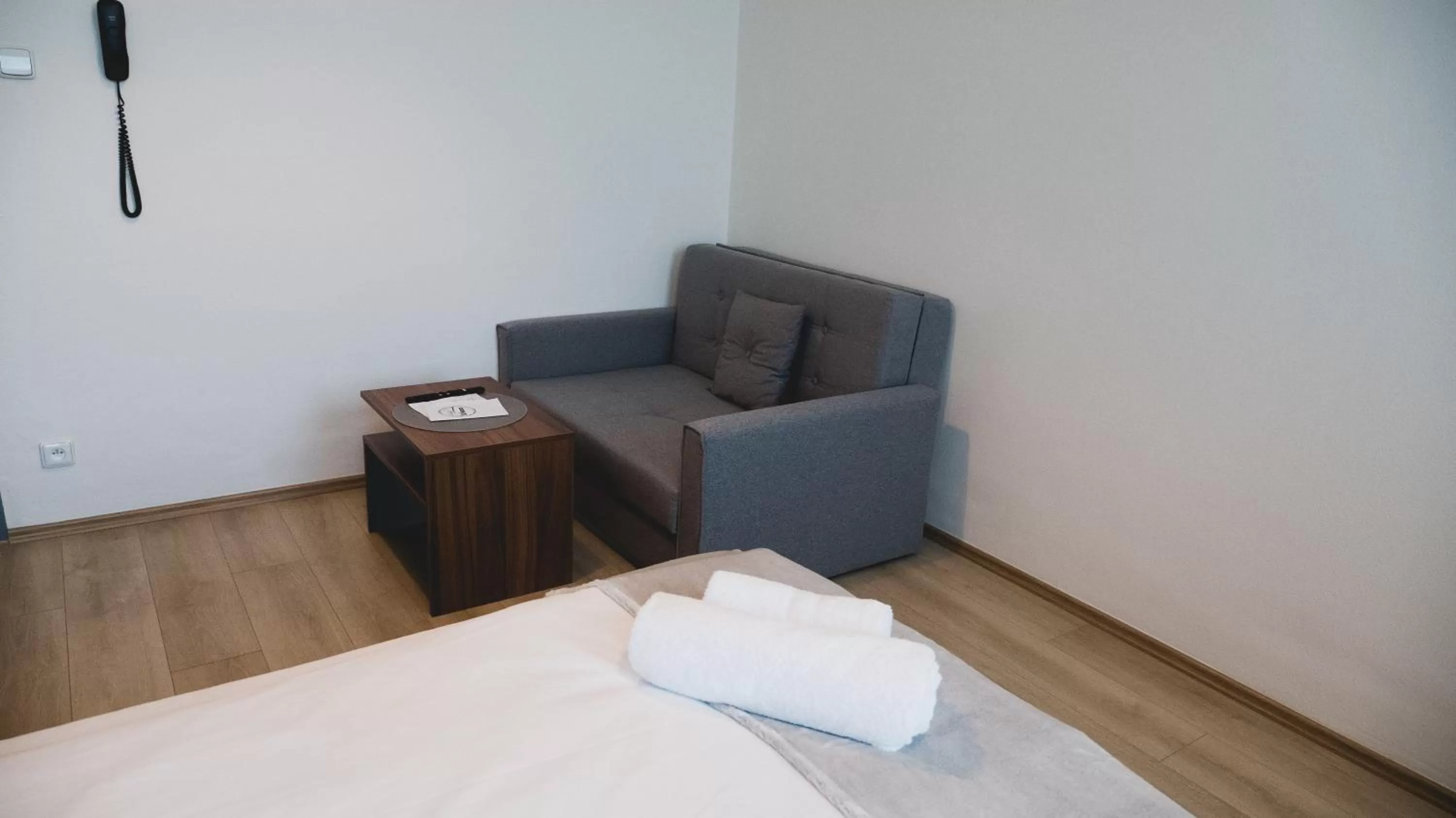 Seating area, Bed in Hotel U Ševce