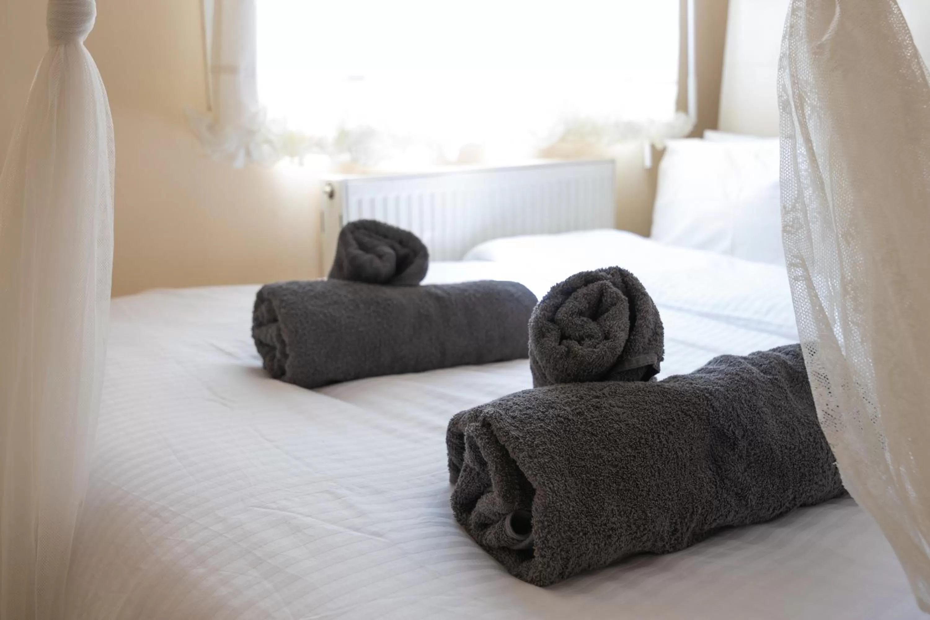 Bed in Votsalakia Hotel & Luxury Apartments