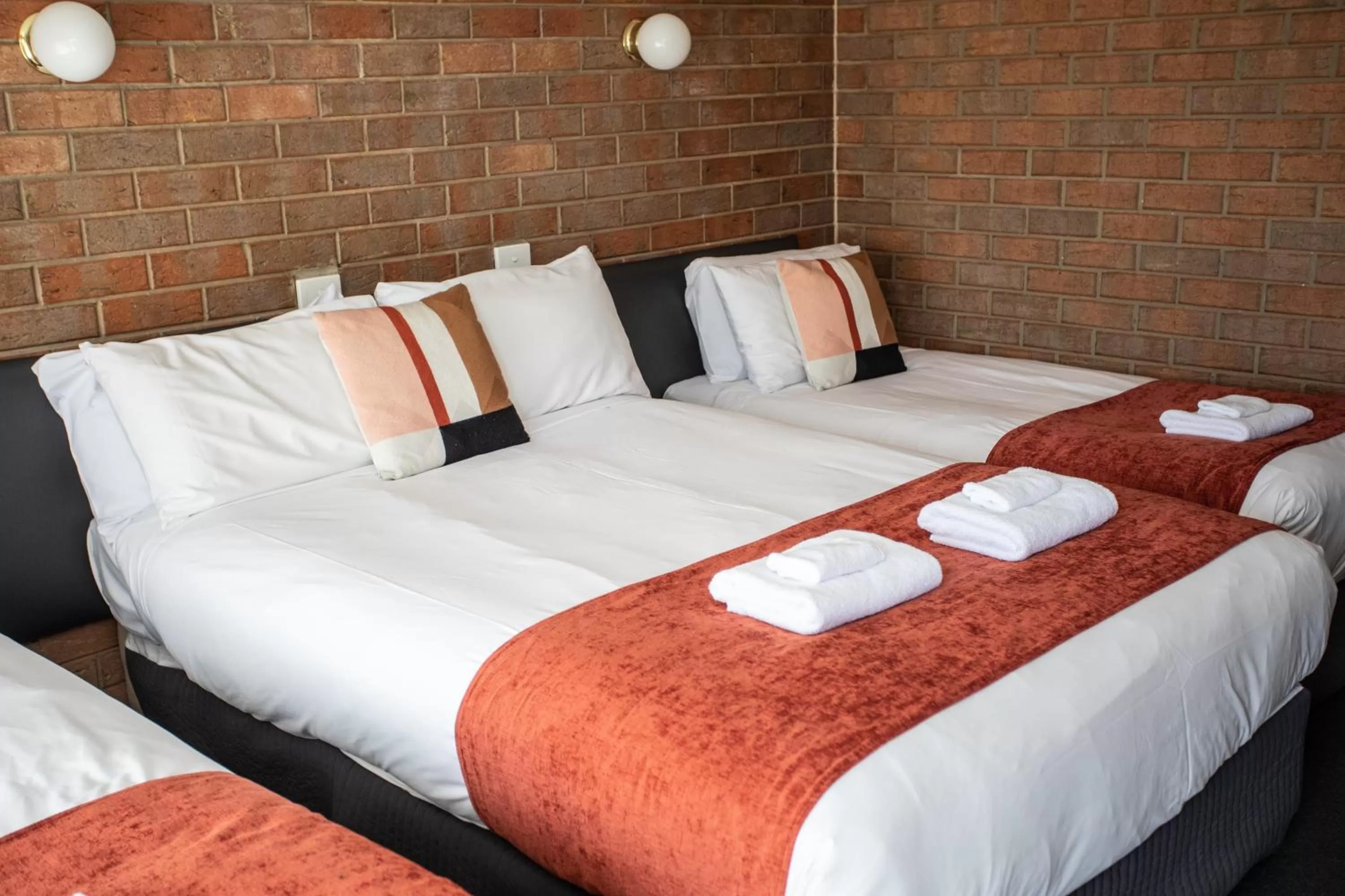 Bed in Moama Motel