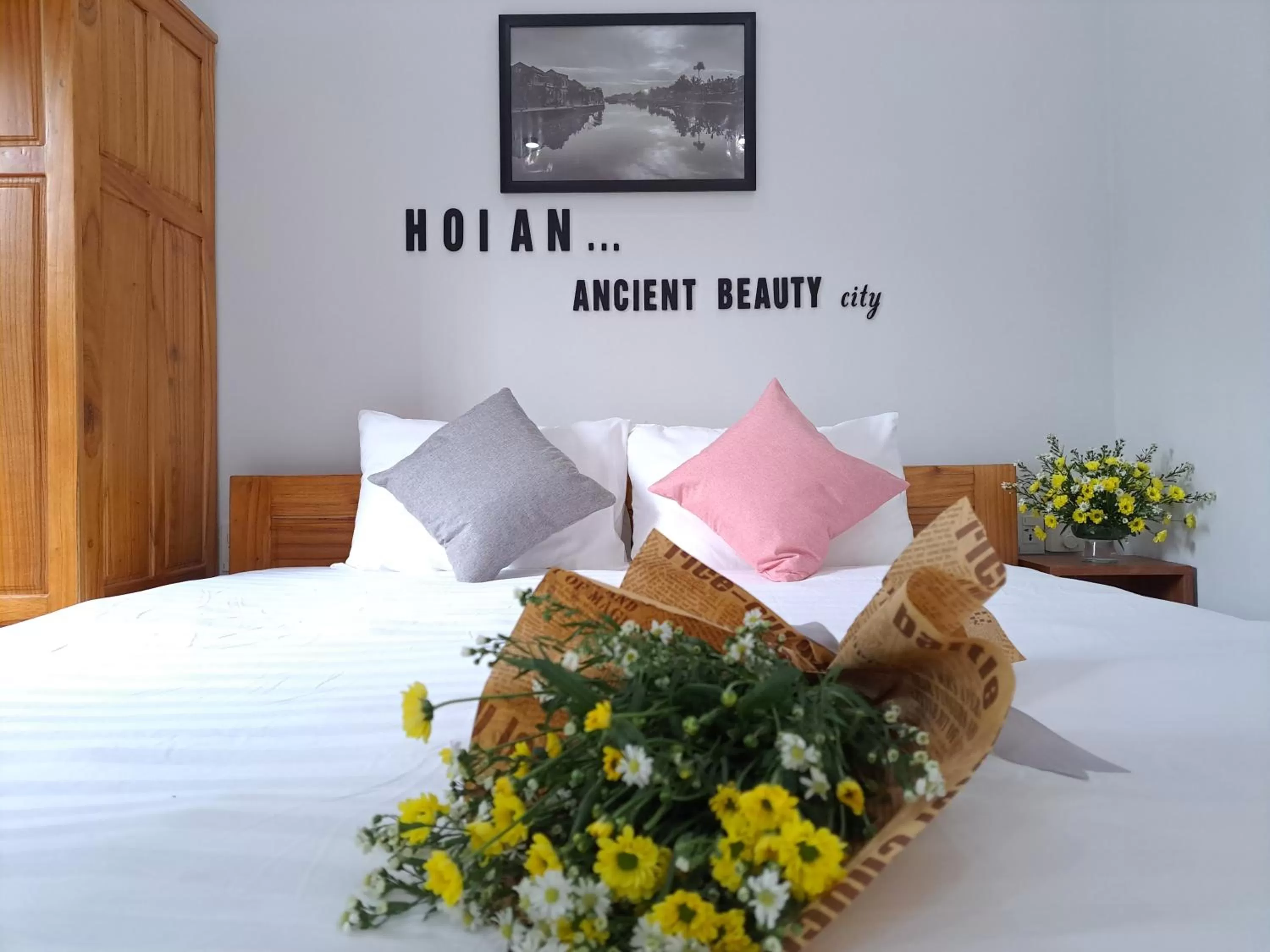 Bed in GREEN TOWN hotel HỘI AN