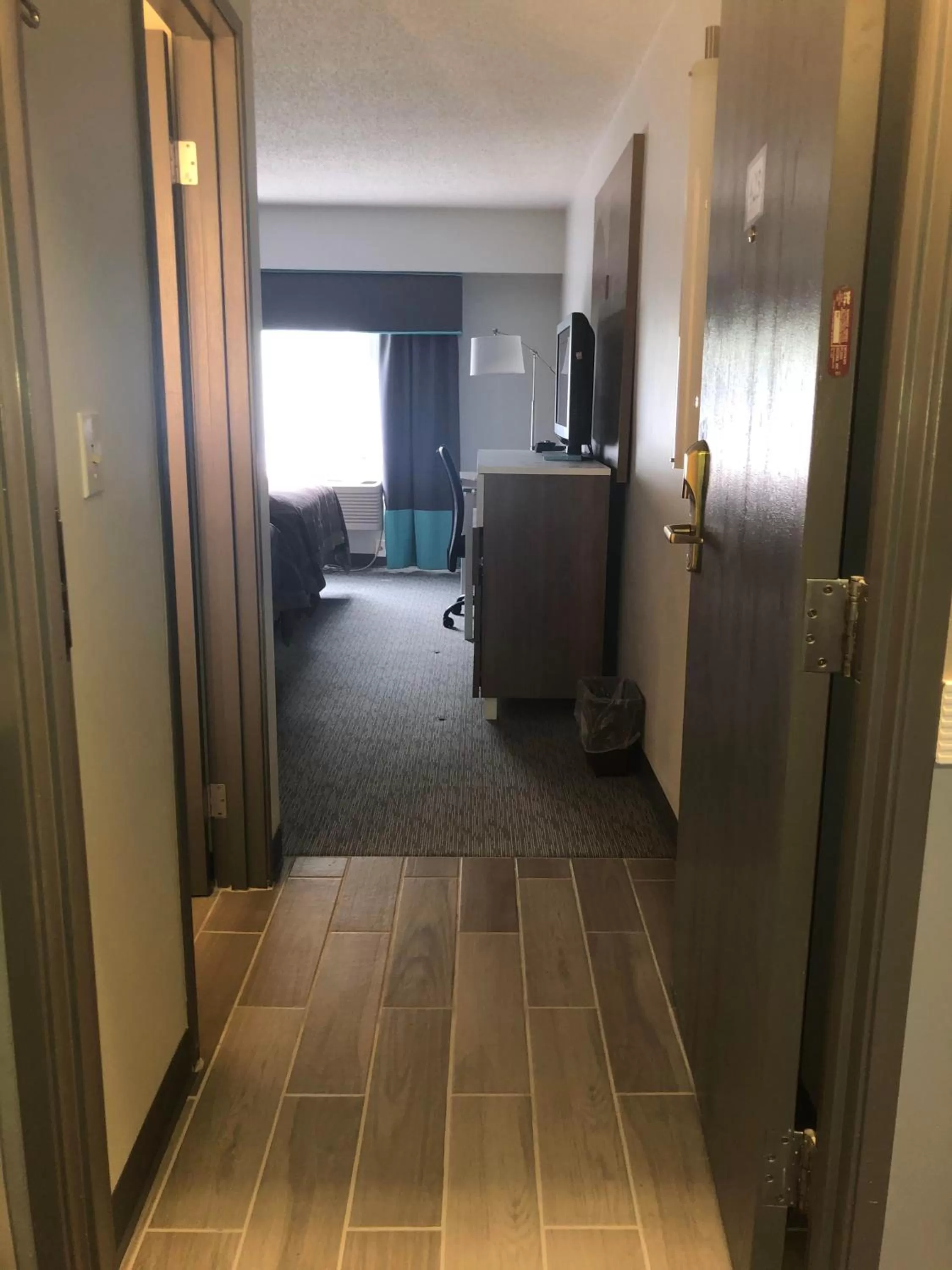 Seating area in Super 8 by Wyndham Manchester Airport