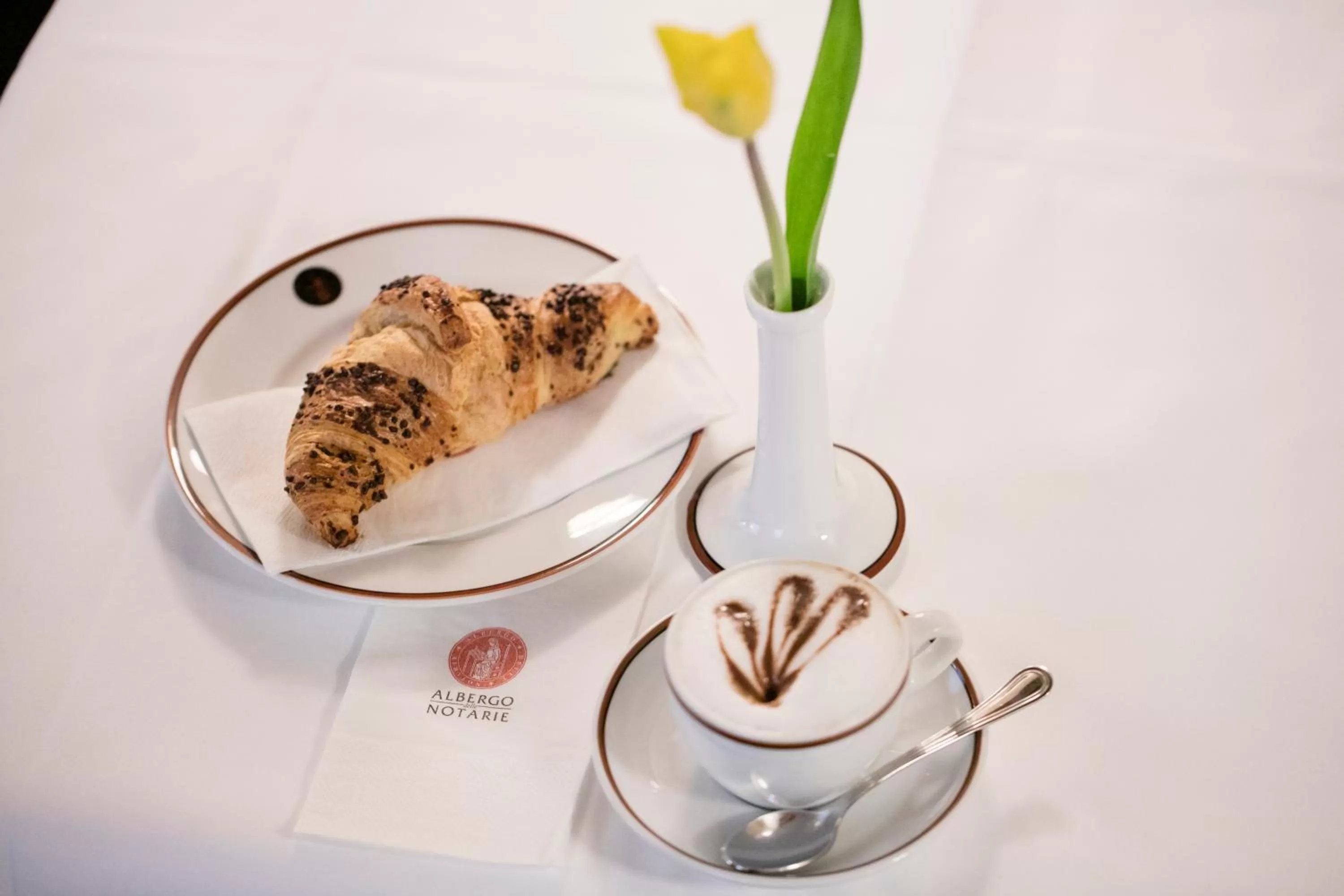 Italian breakfast in Albergo Delle Notarie