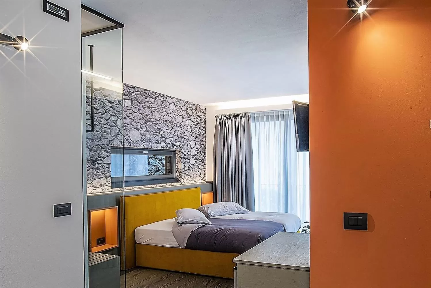 Bed in Cà Rossa #panoramic suite