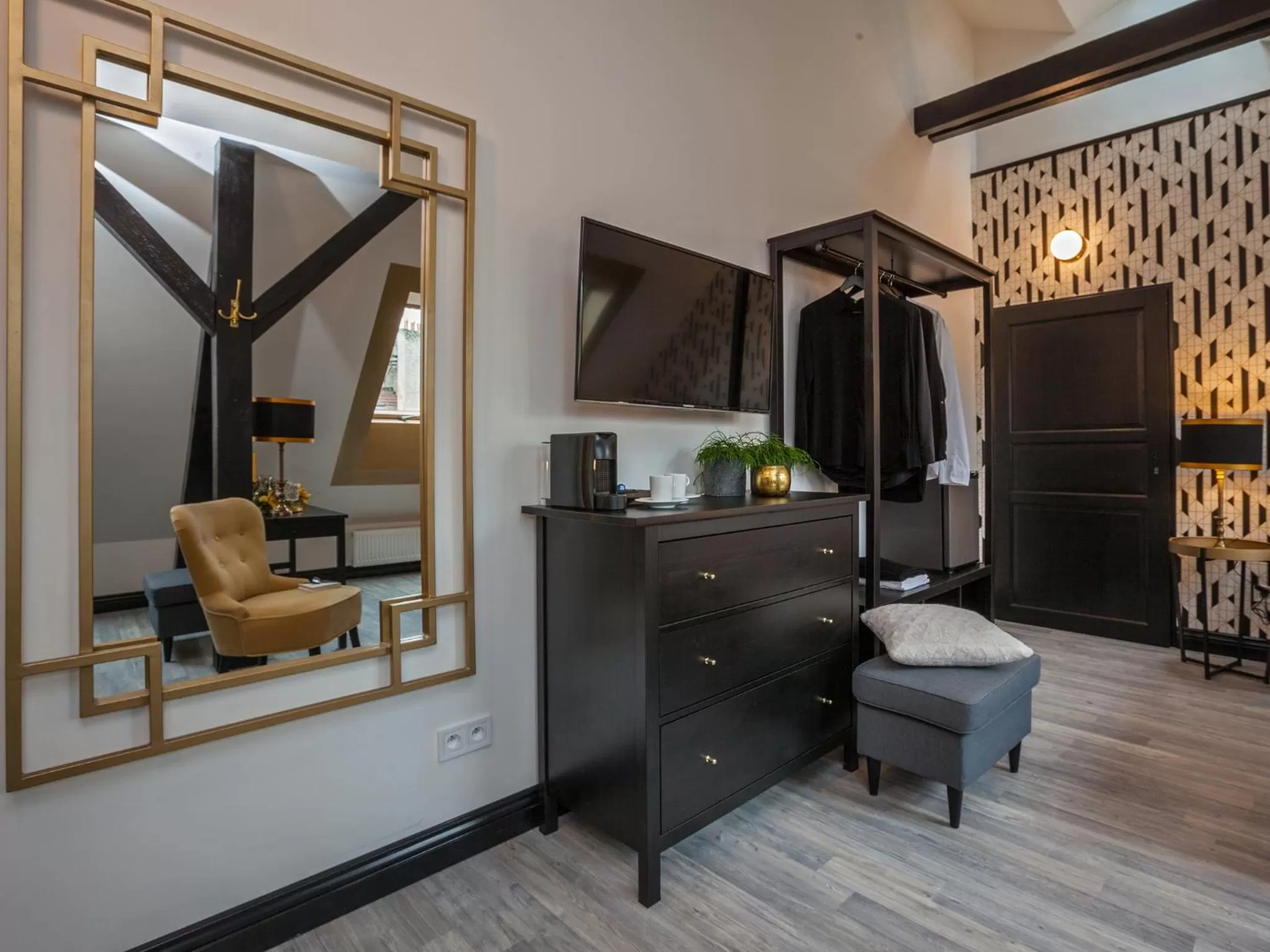 Photo of the whole room in Golden Prague Rooms