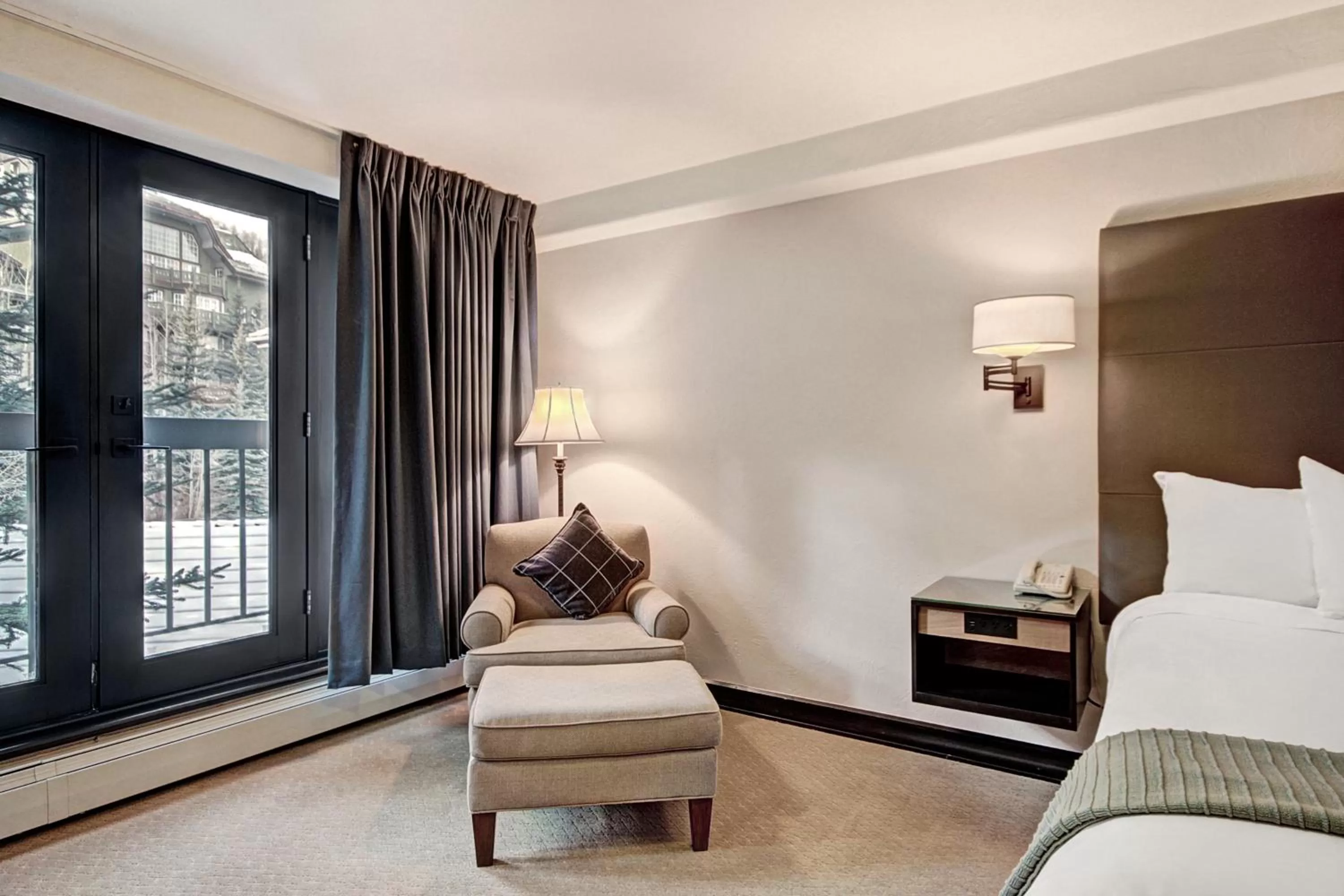 Bed in The Pines Lodge, a RockResort, by Vail Resorts