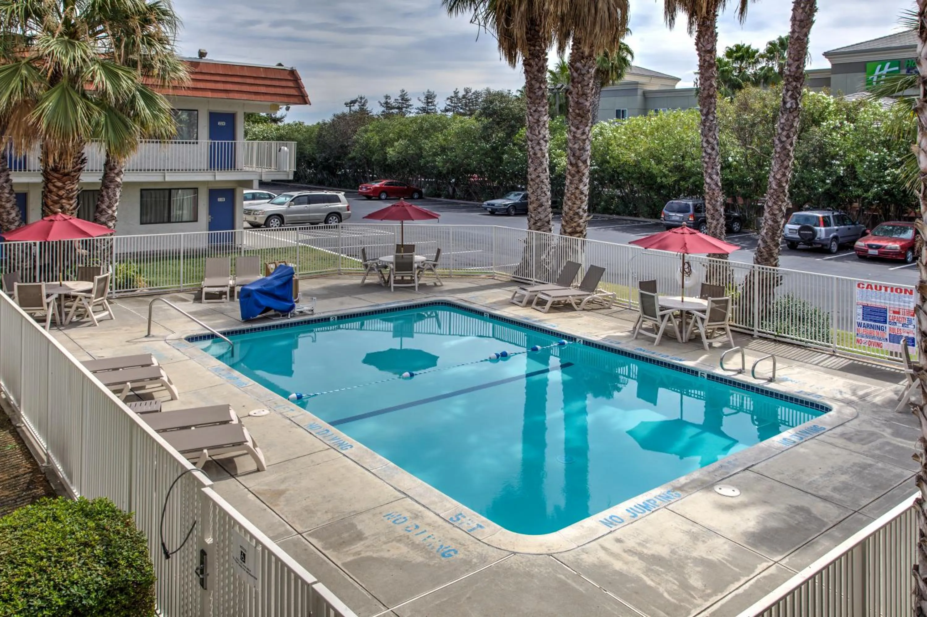 Swimming pool in Motel 6-Vacaville, CA