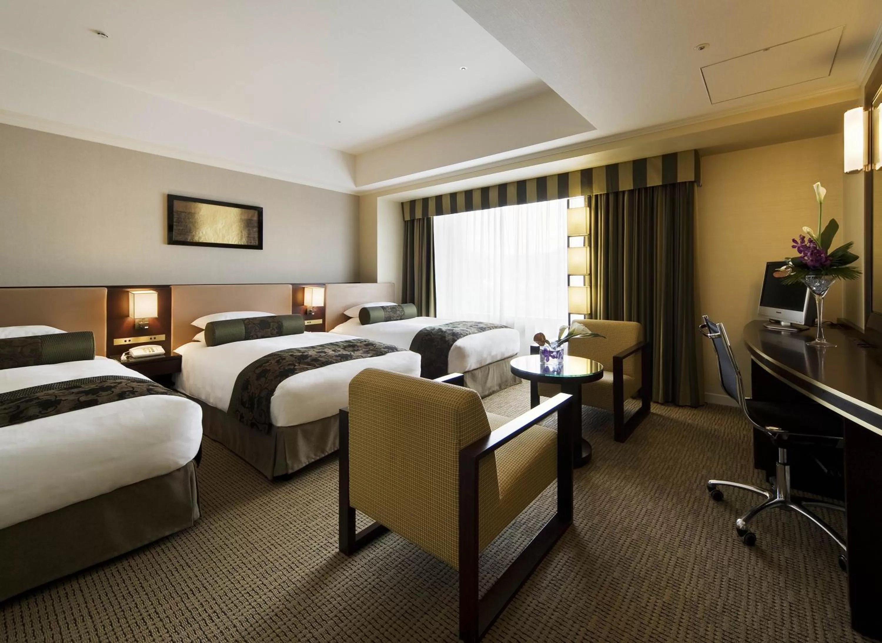 Photo of the whole room, Bed in Hotel Okura Kyoto