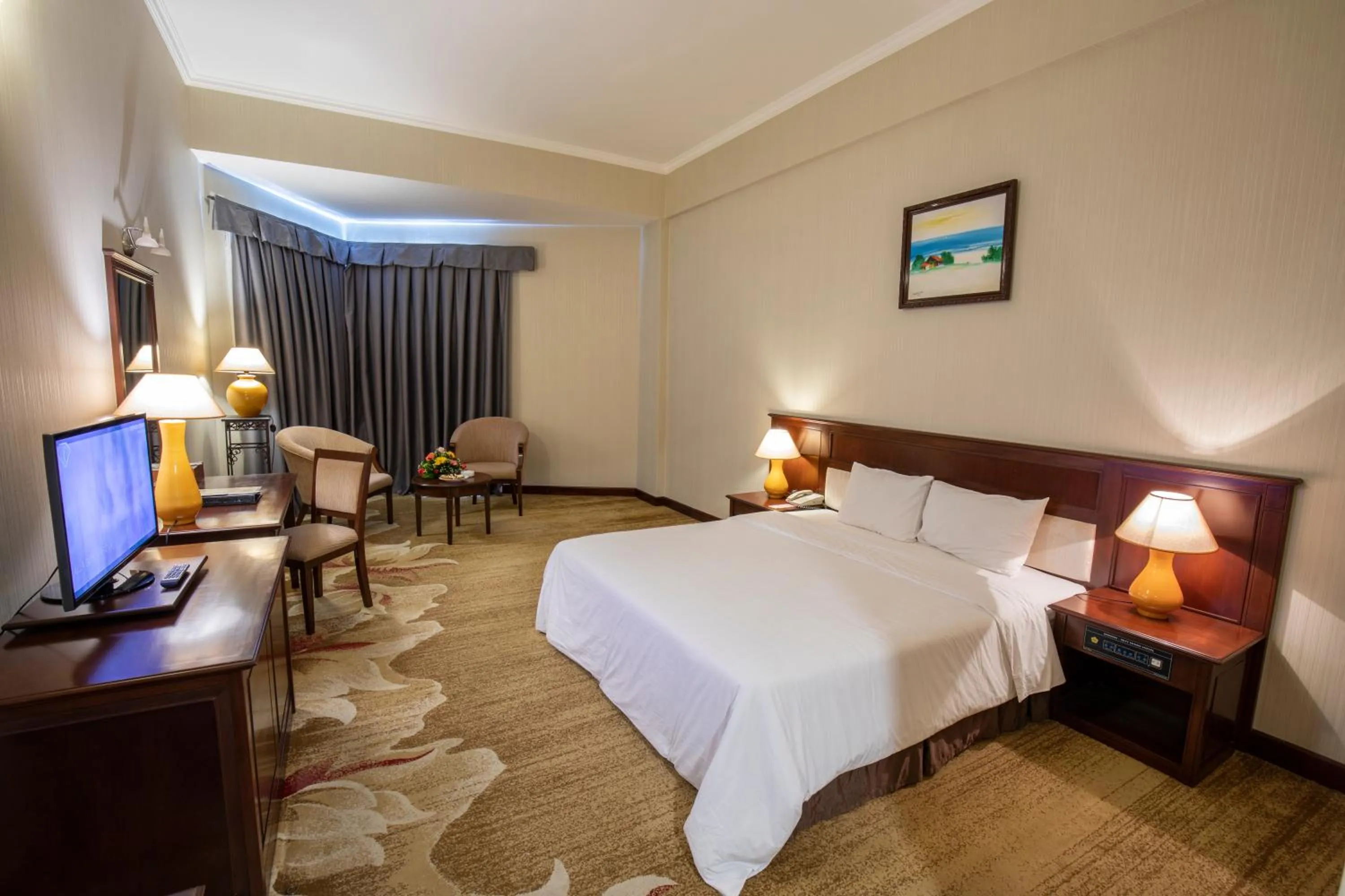 Bed in Saigon Quy Nhon Hotel