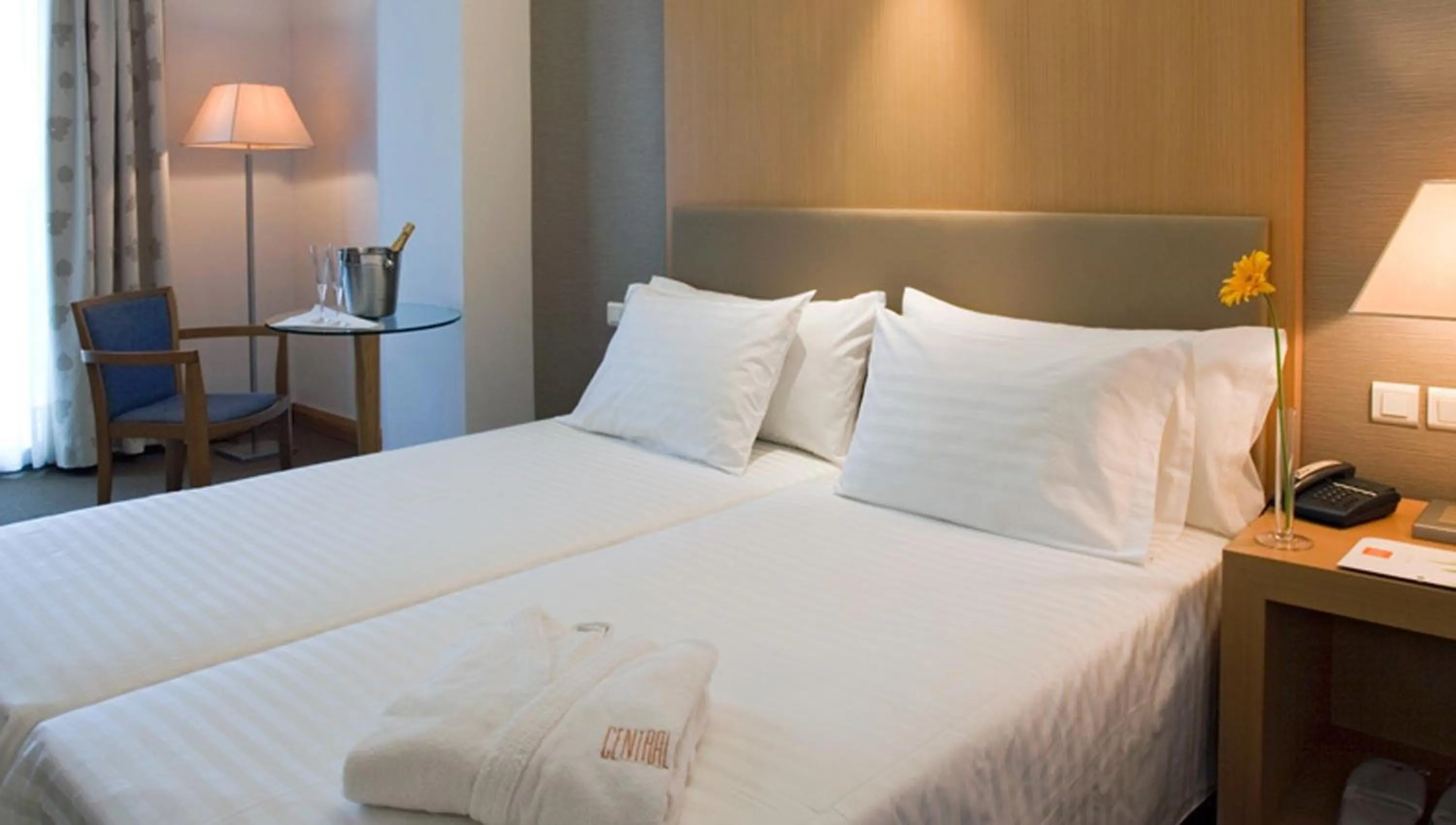 Bed in Central Hotel