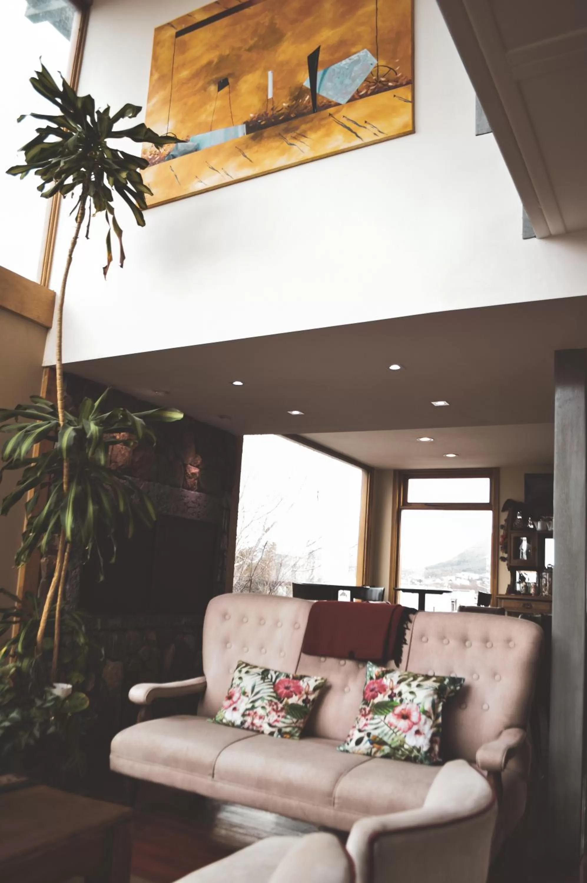 Living room in Hosteria Foike