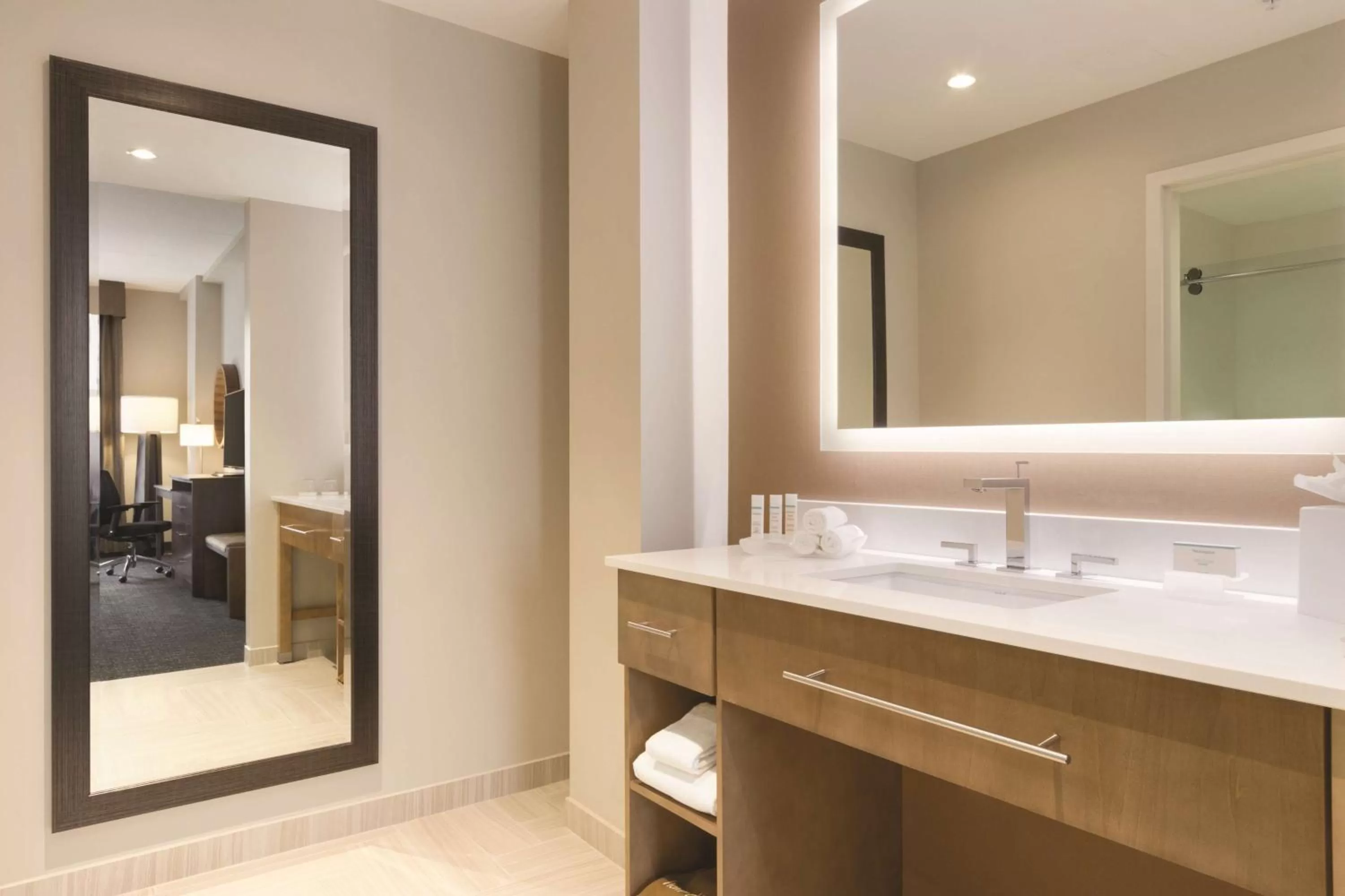 Bathroom in Homewood Suites by Hilton Calgary Downtown