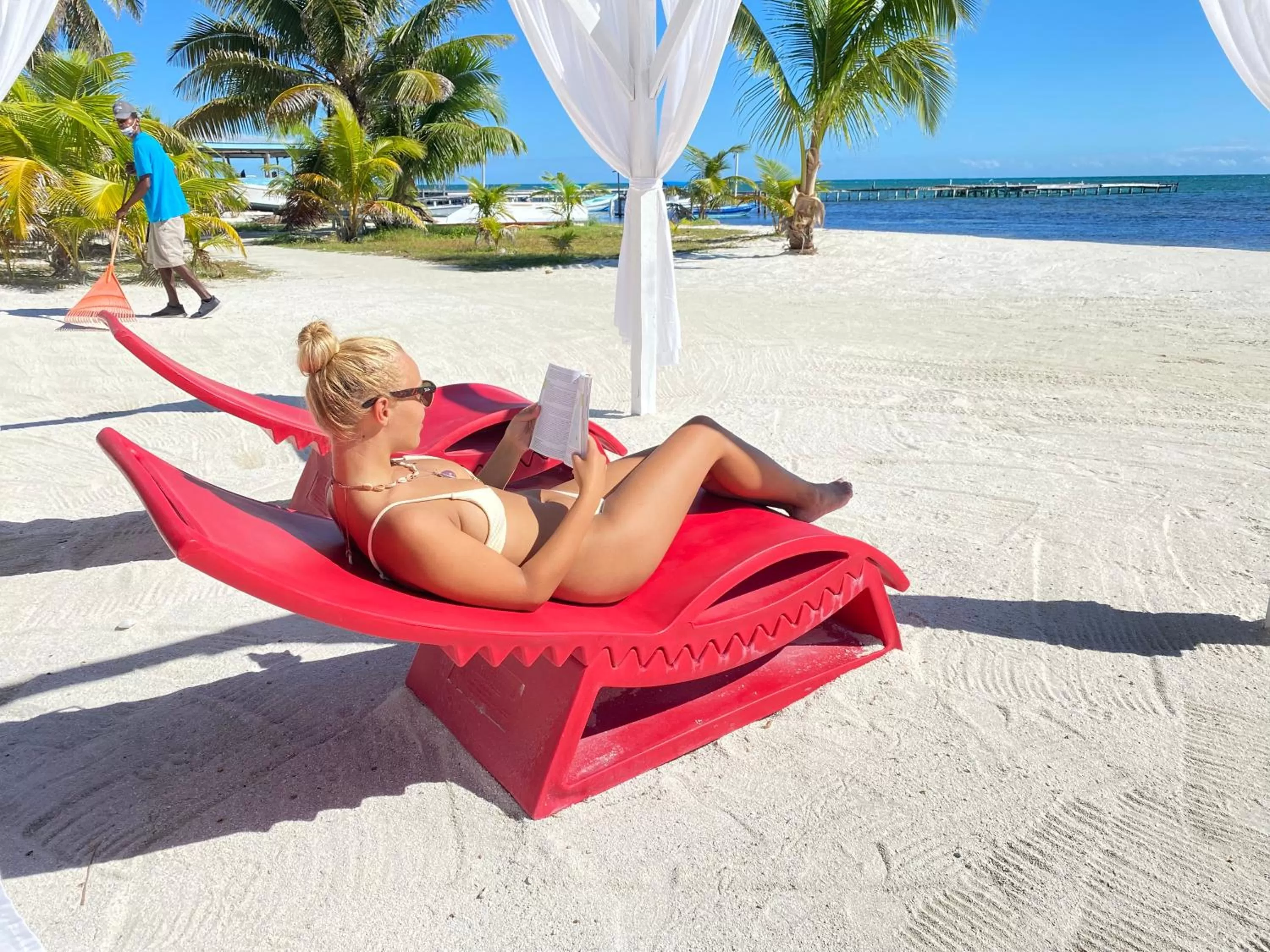 Beach in La Isla Resort