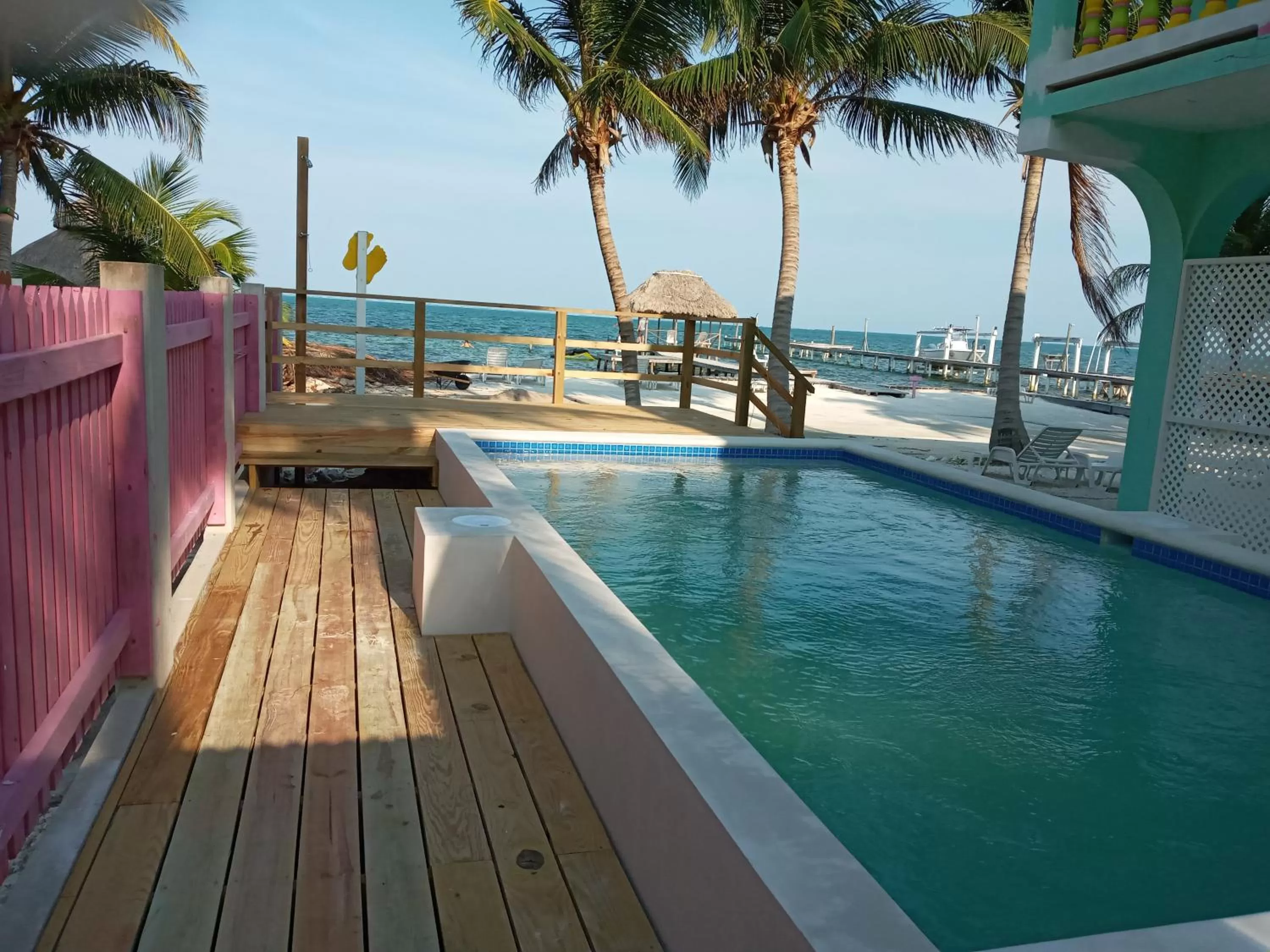 Swimming Pool in Barefoot Beach Belize
