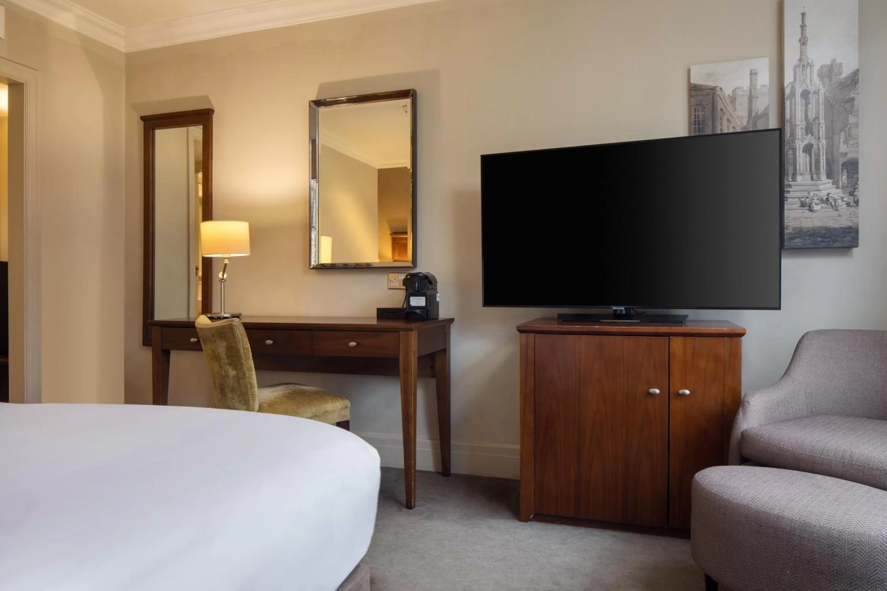 Landmark view, Bed in Winchester Wessex Hotel by Sunday