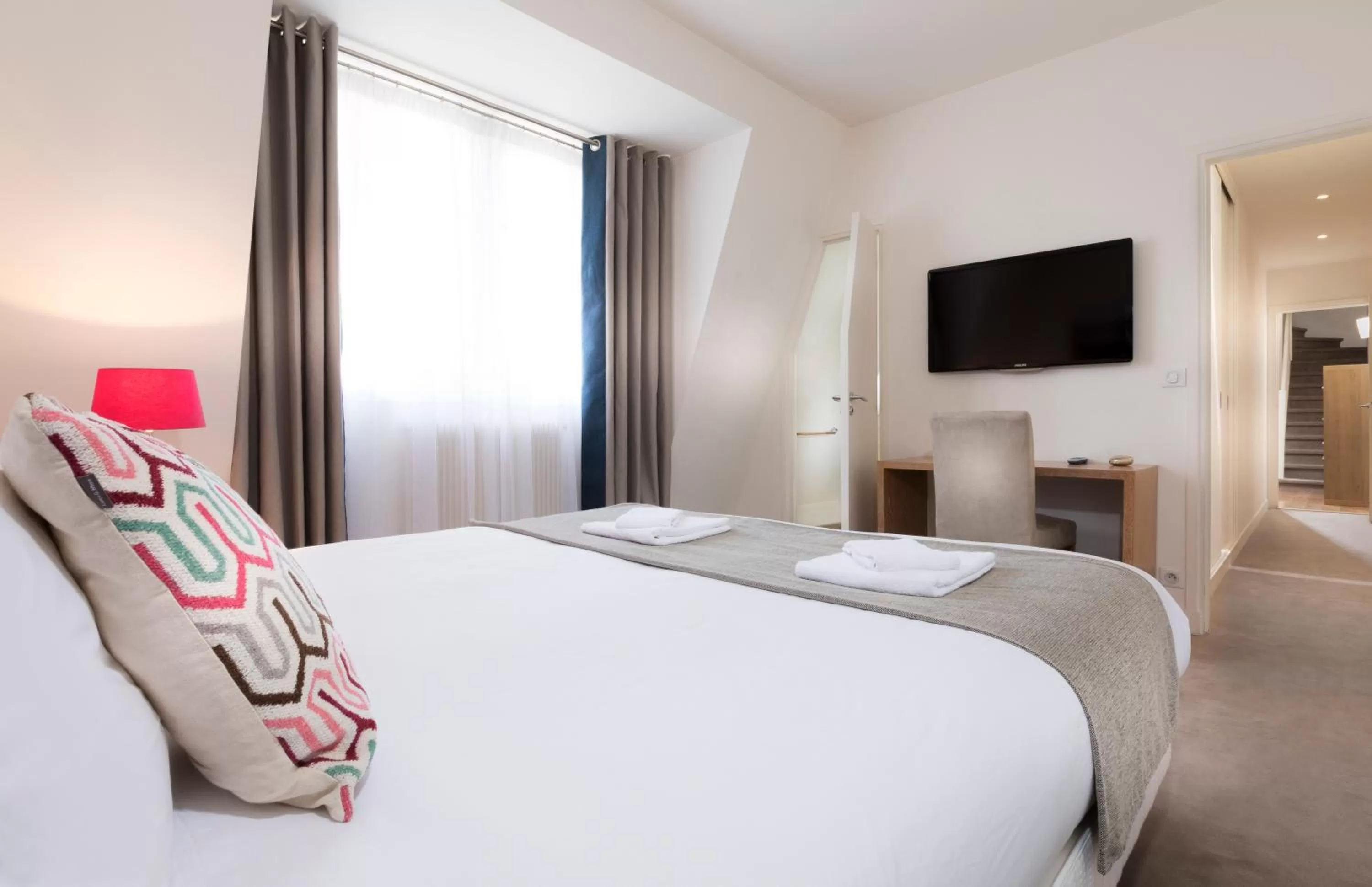 Bedroom, Bed in Résidence Charles Floquet