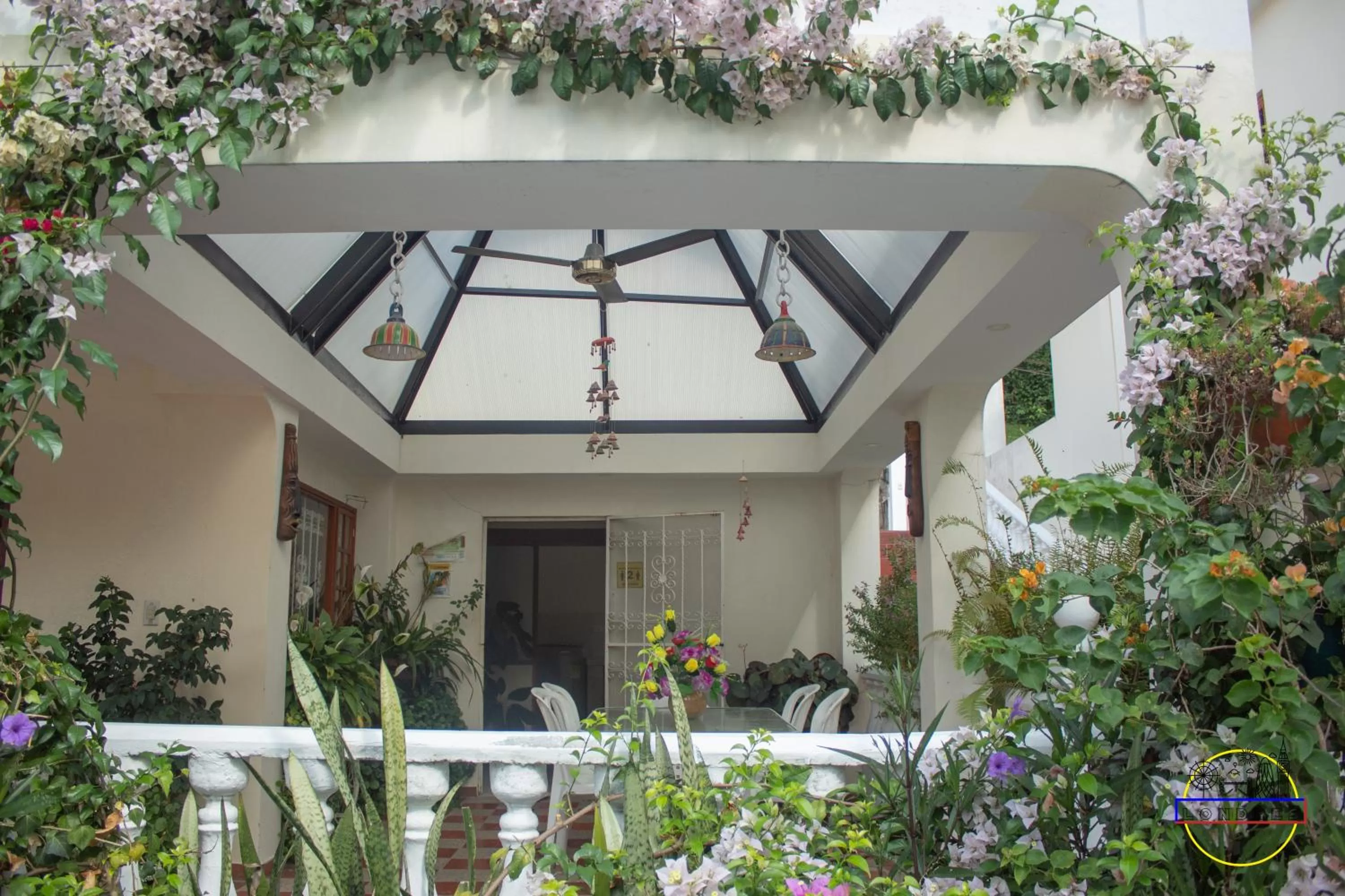 Patio in Hotel Finca Londres