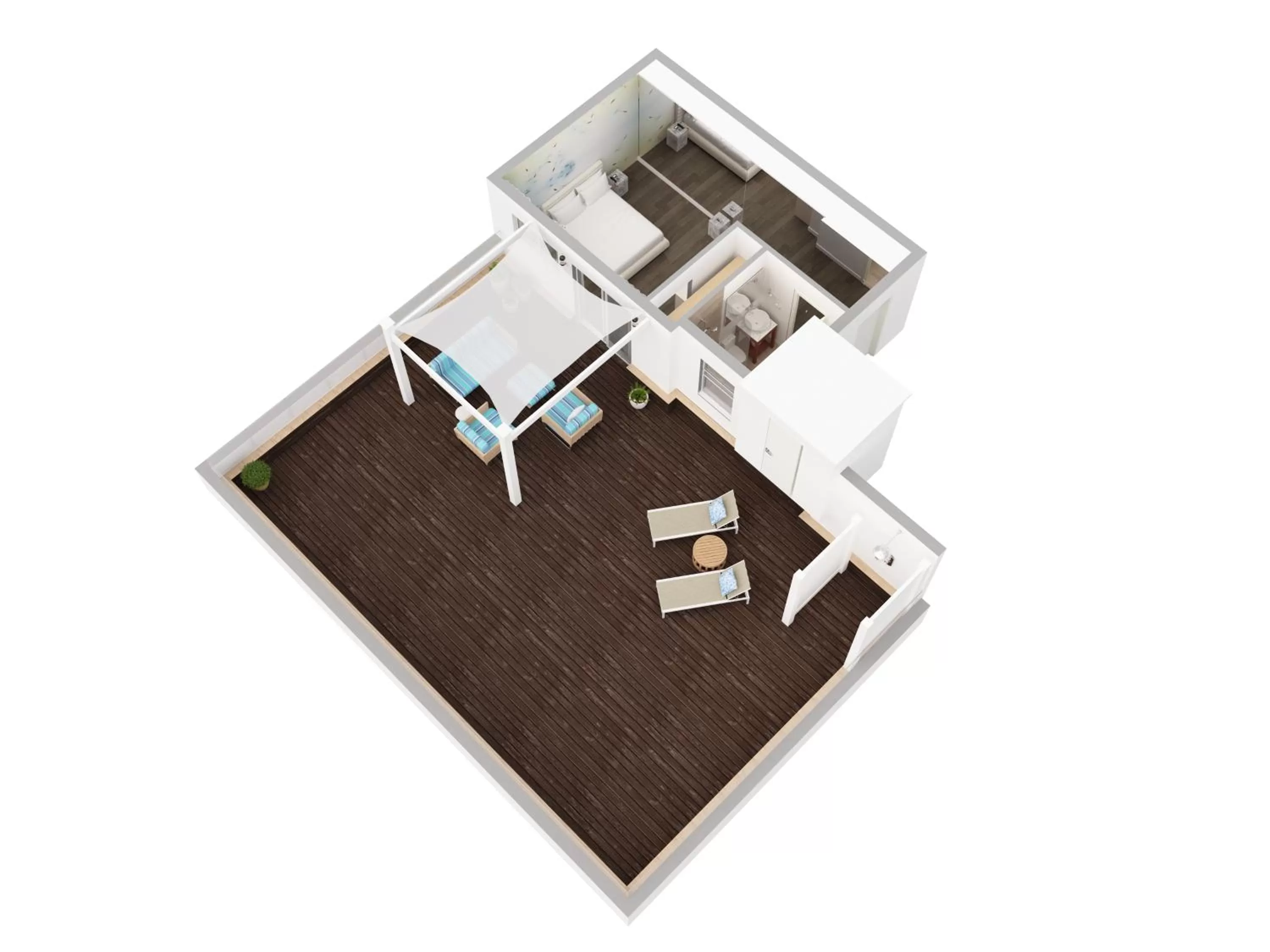 Balcony/Terrace in Penguin Hotel